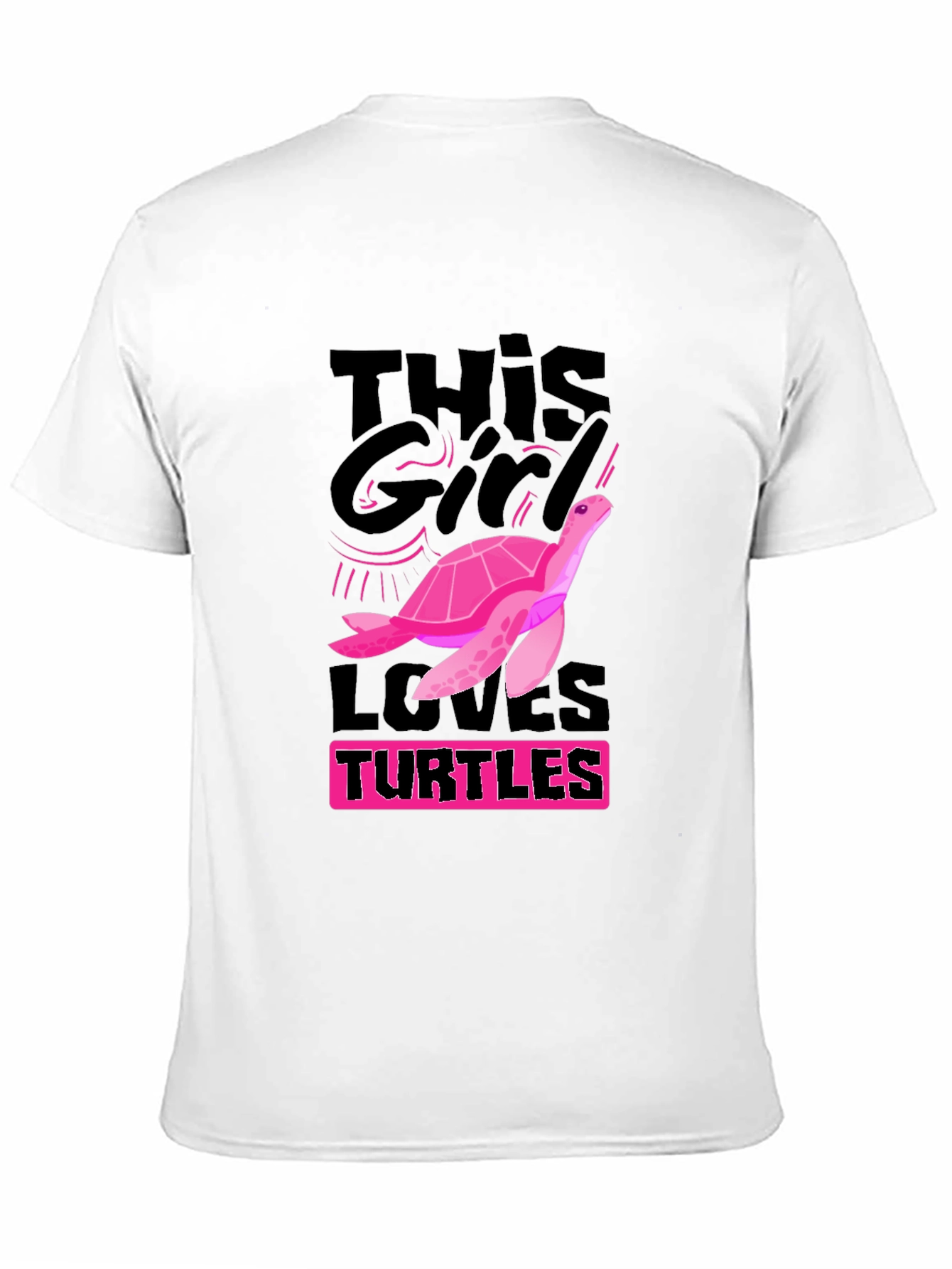 Turtle Lover Graphic Tee - This Girl Loves Turtles!