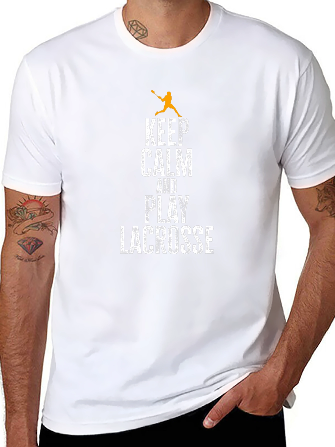 Keep Calm Lacrosse T-Shirt: Play Like a Pro!