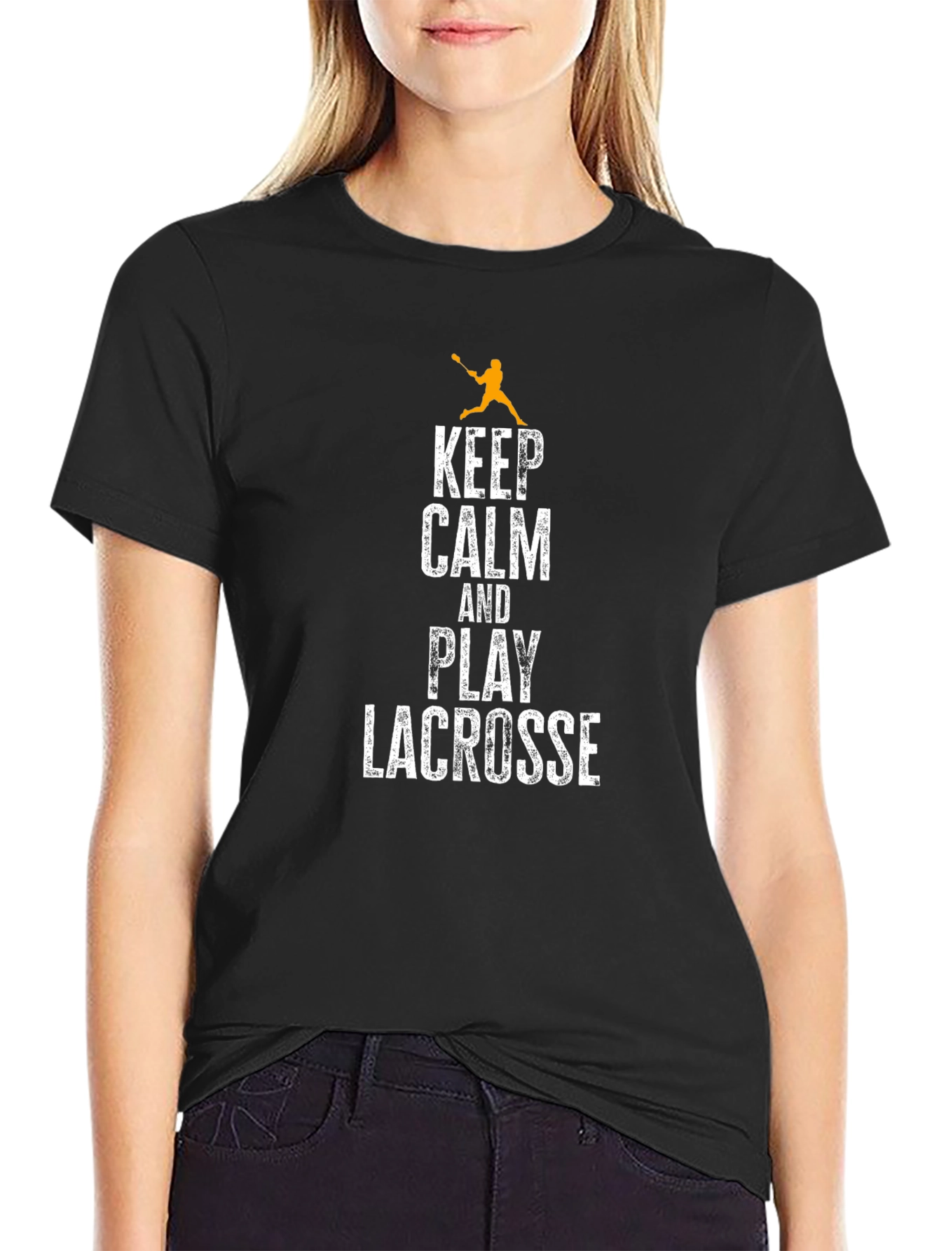 Keep Calm Lacrosse T-Shirt: Play Like a Pro!