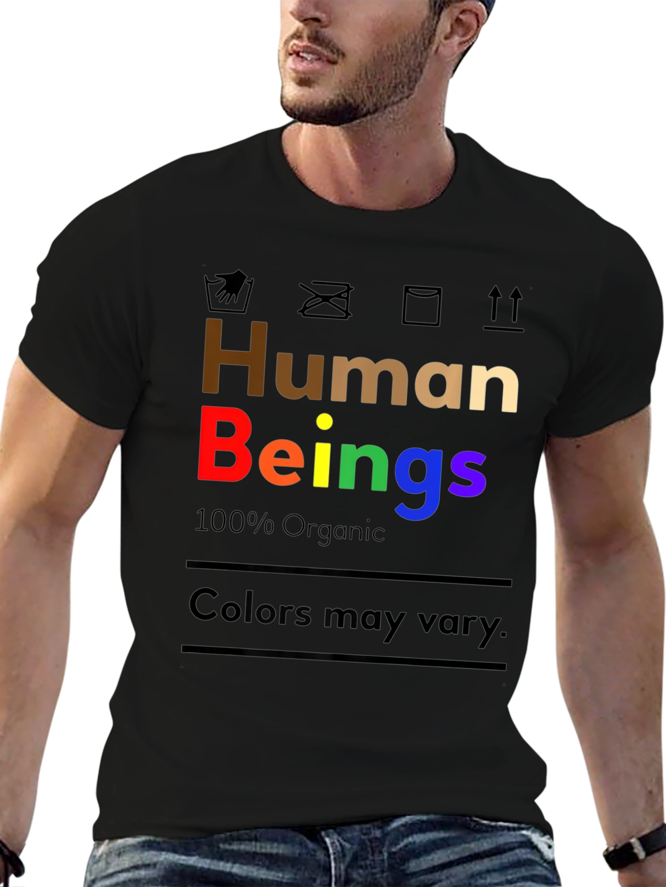 Human Beings Organic Cotton Graphic T-Shirt