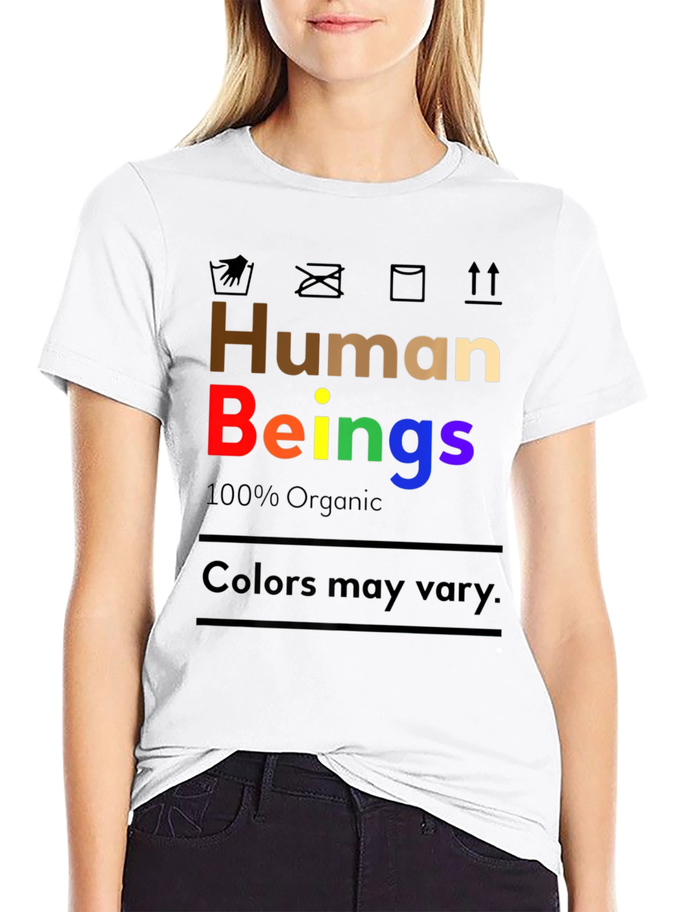 Human Beings Organic Cotton Graphic T-Shirt