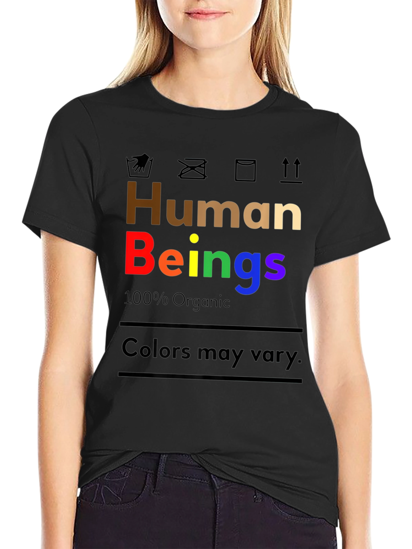 Human Beings Organic Cotton Graphic T-Shirt