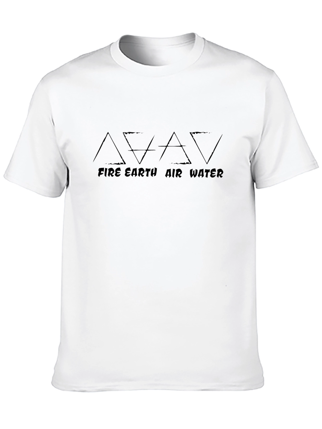 Elemental Symbol T-Shirt - Fire Earth Air Water