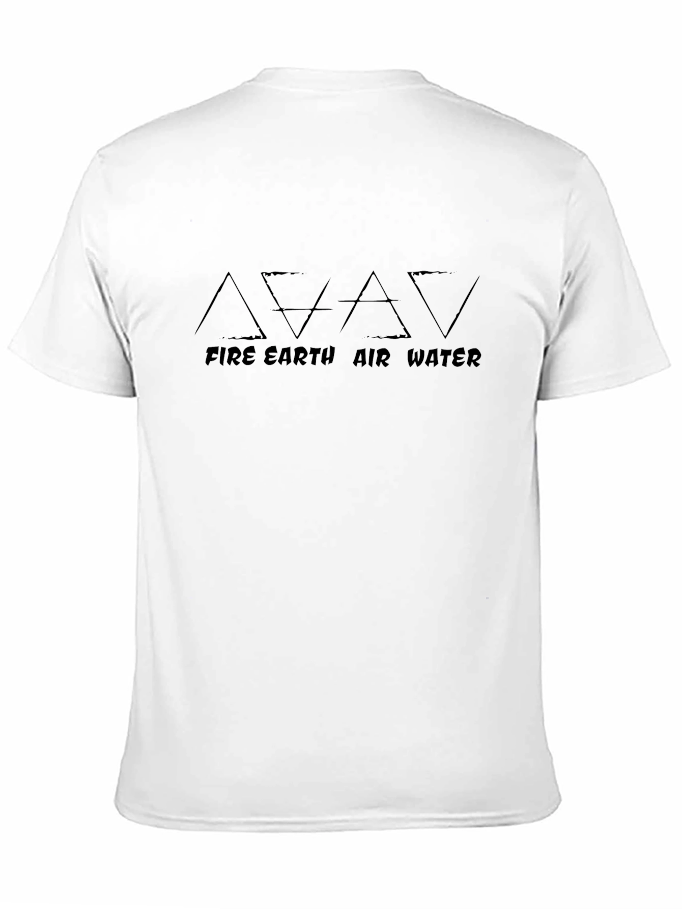 Elemental Symbol T-Shirt - Fire Earth Air Water