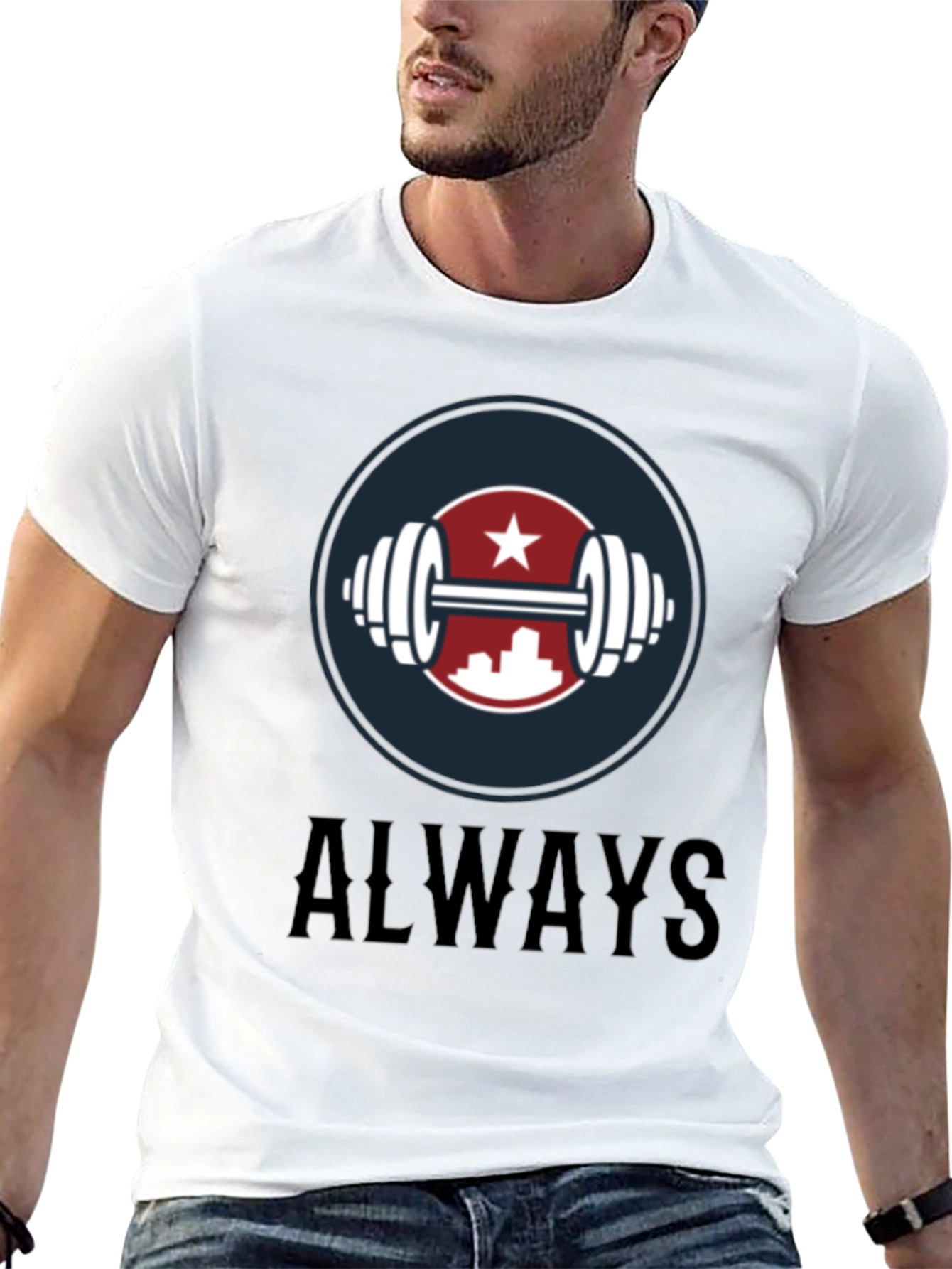 Always Fitness Graphic T-Shirt - Stylish Workout Tee