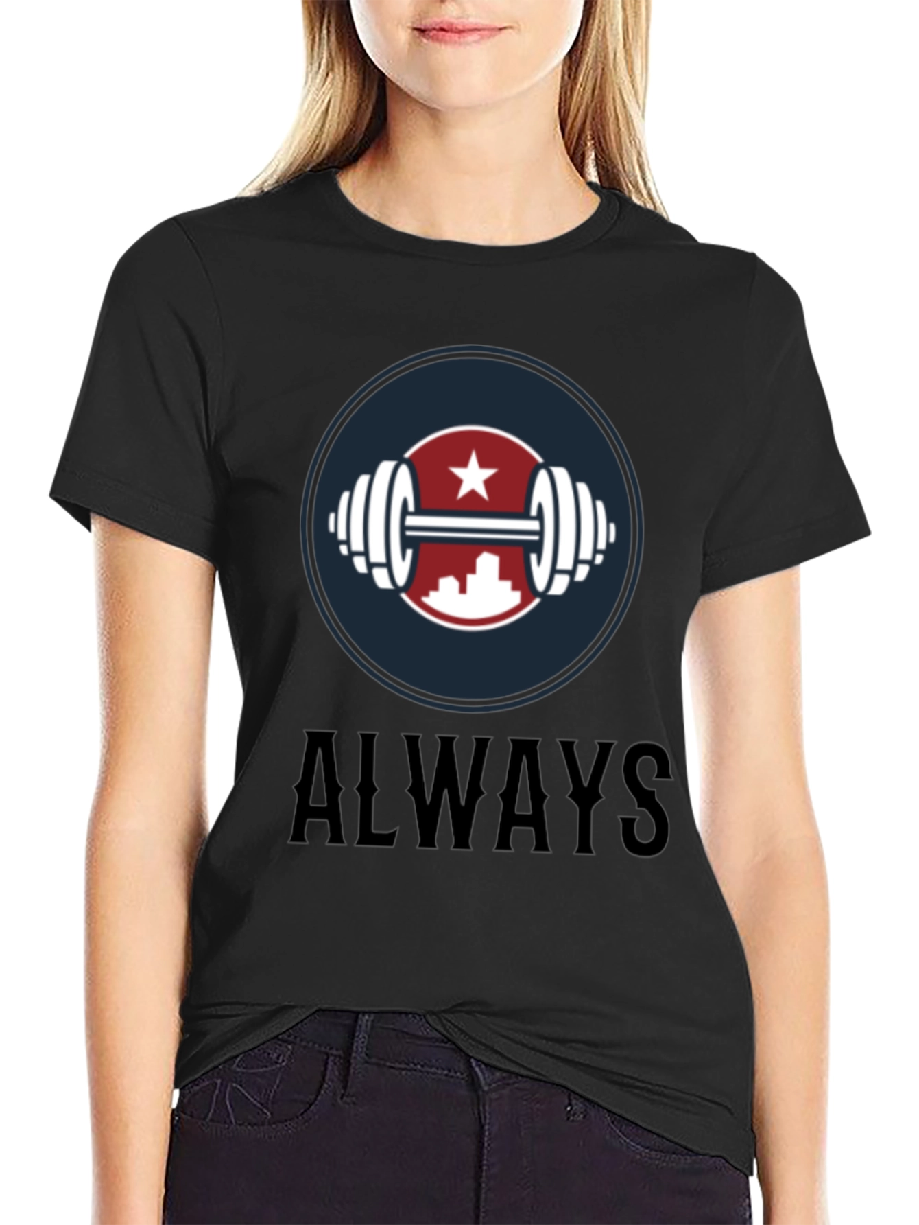 Always Fitness Graphic T-Shirt - Stylish Workout Tee