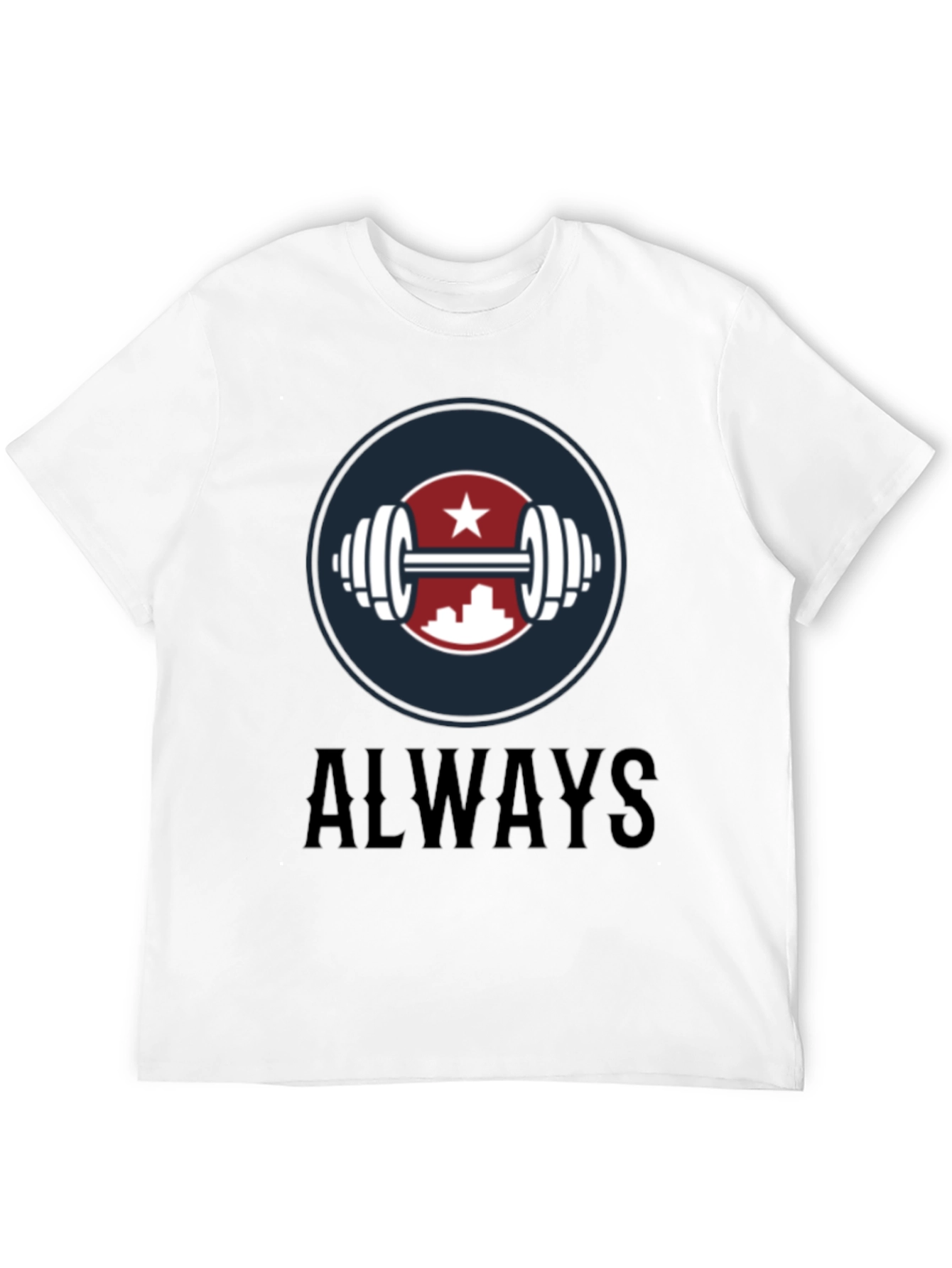 Always Fitness Graphic T-Shirt - Stylish Workout Tee