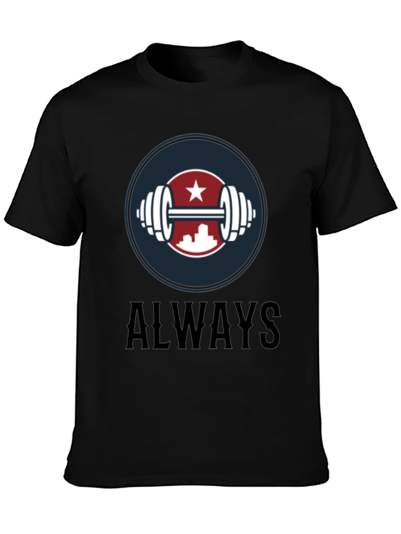 Always Fitness Graphic T-Shirt - Stylish Workout Tee