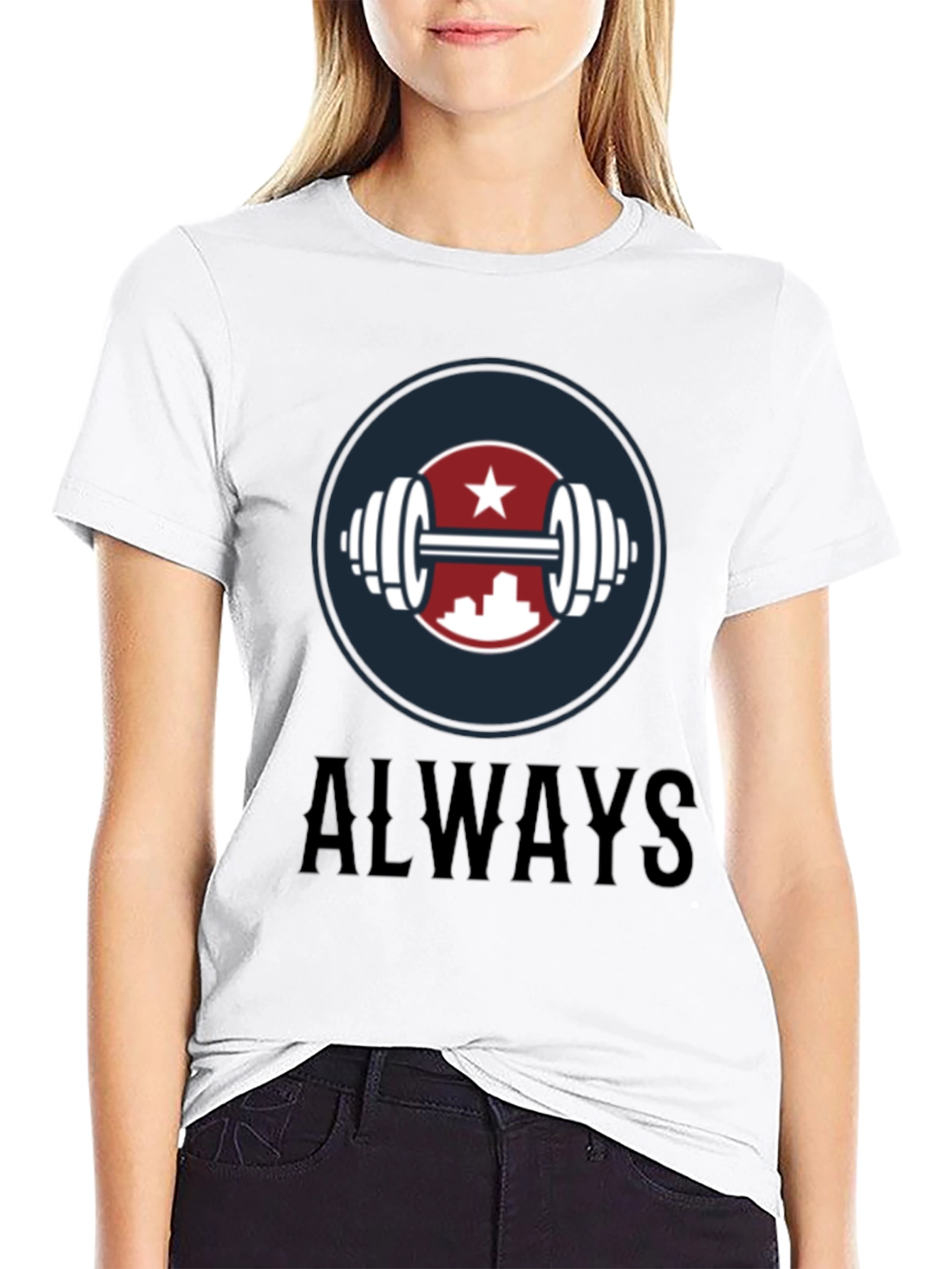 Always Fitness Graphic T-Shirt - Stylish Workout Tee