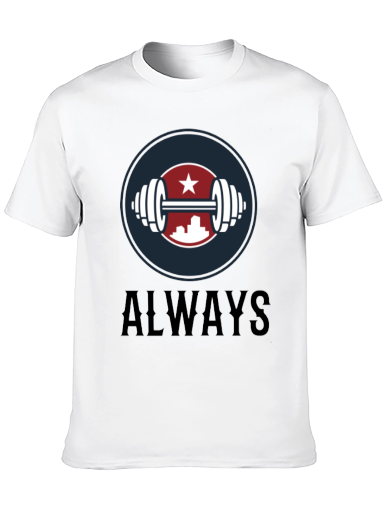 Always Fitness Graphic T-Shirt - Stylish Workout Tee