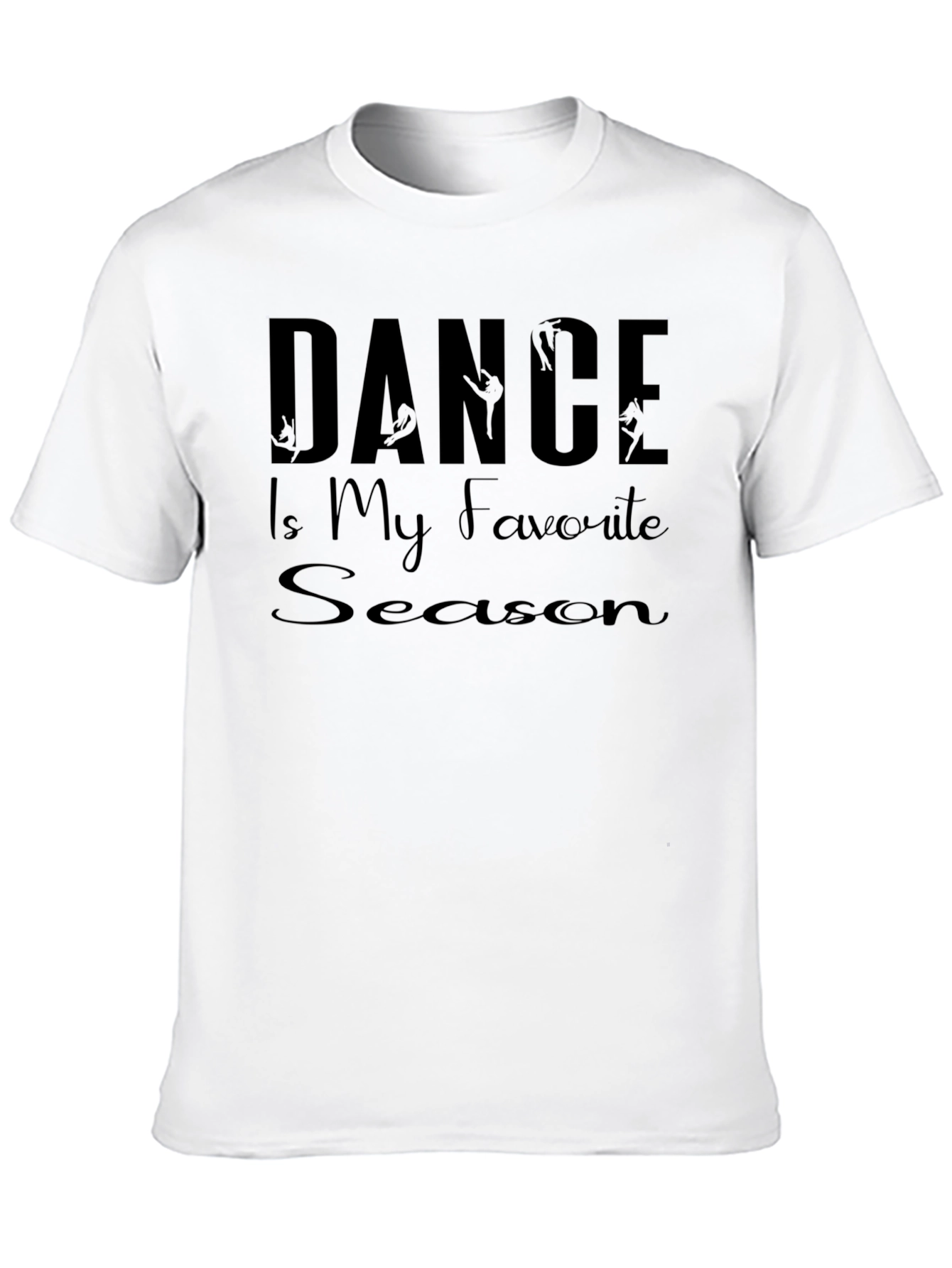 Dance is My Favorite Season Black T-Shirt