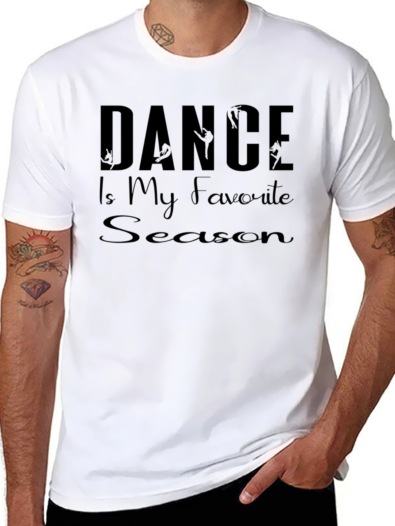 Dance is My Favorite Season Black T-Shirt