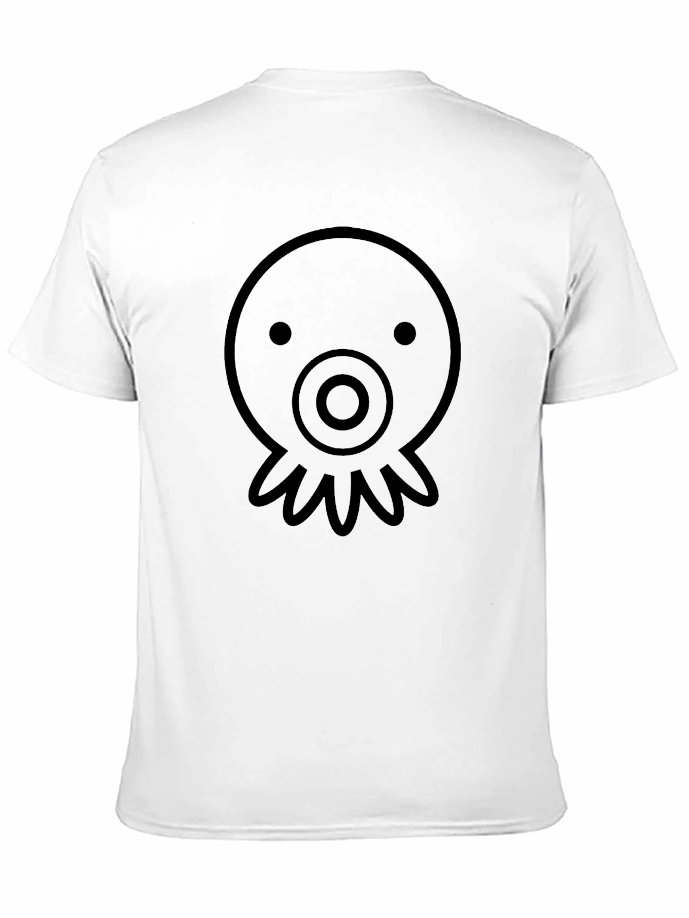 Cool Octopus Graphic Black T-Shirt