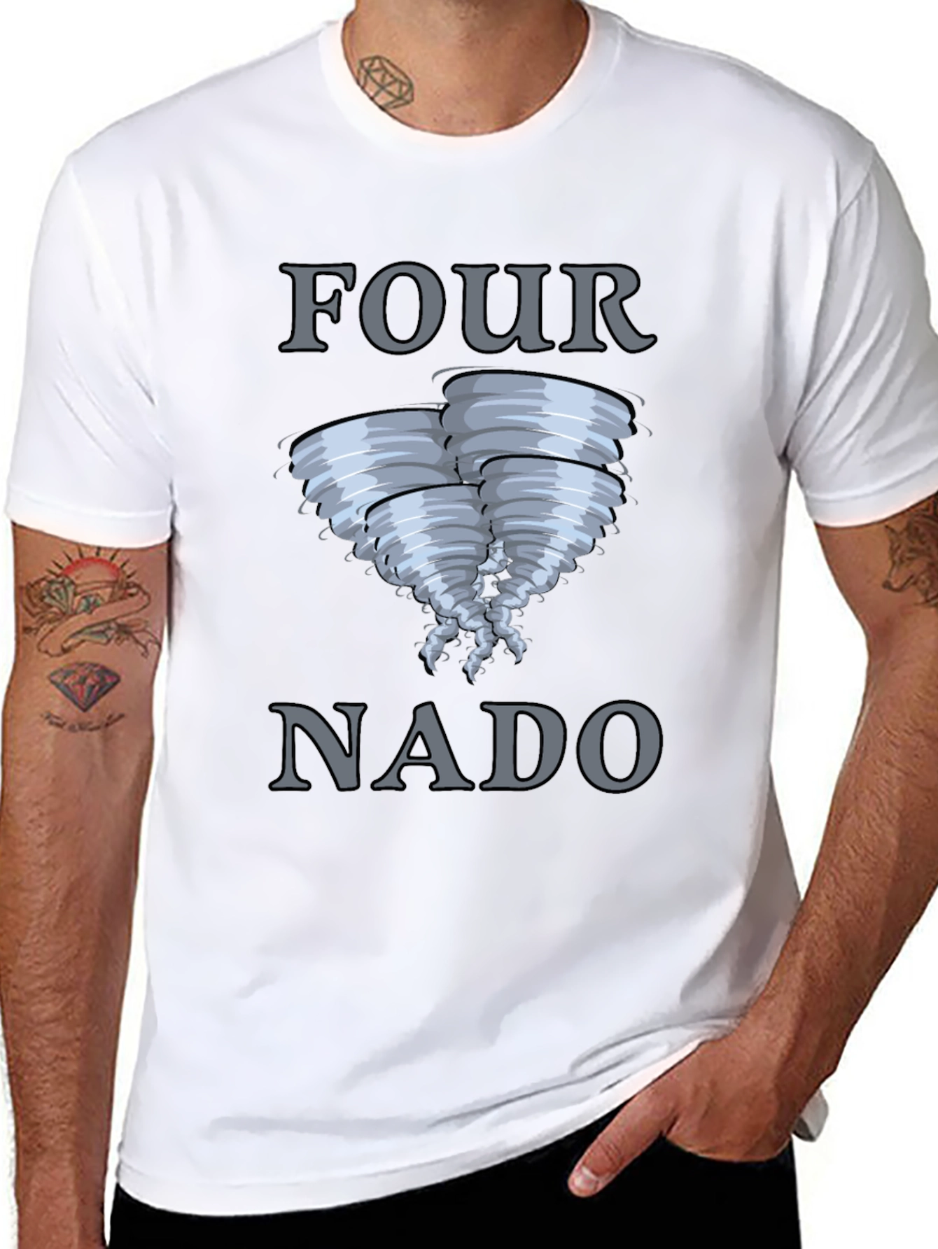 Fournado T-Shirt - Funny Tornado Tee