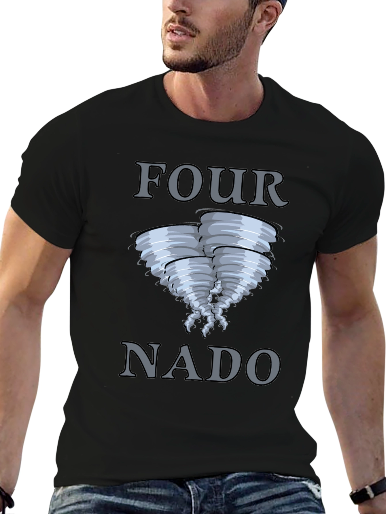 Fournado T-Shirt - Funny Tornado Tee