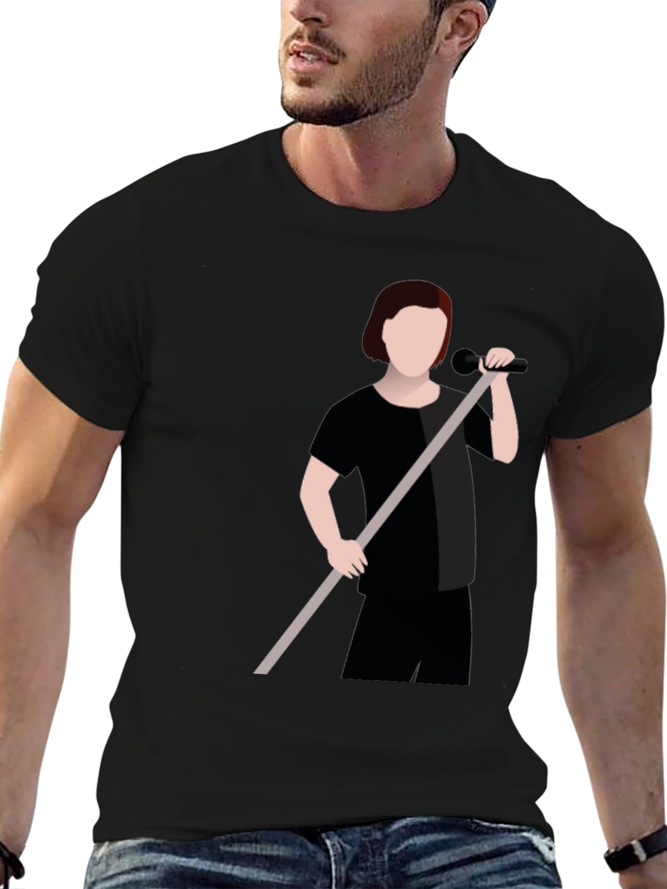 Singer Graphic Tee - Black Unisex T-Shirt