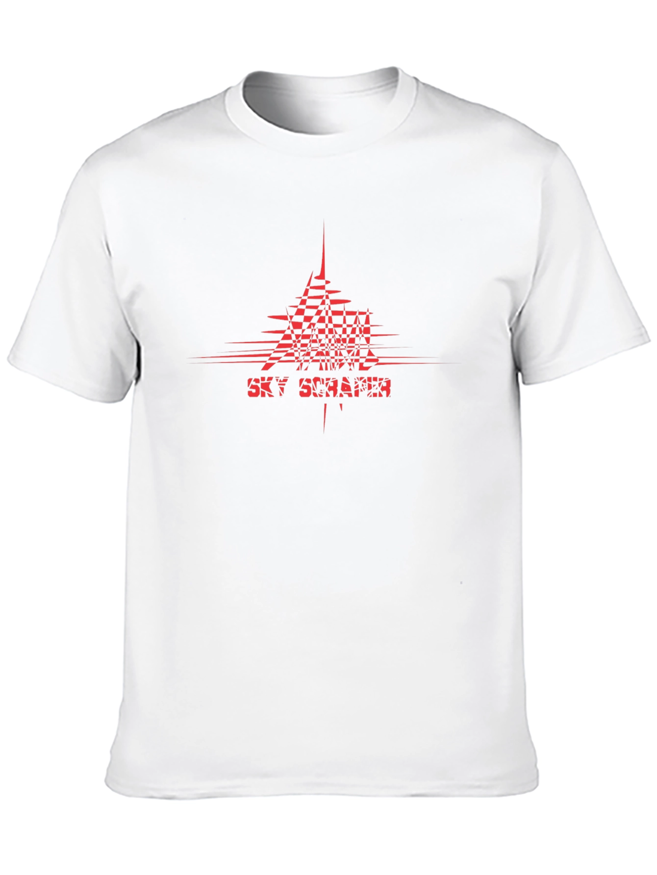 Sky Scraper Graphic Tee - Modern Geometric Design