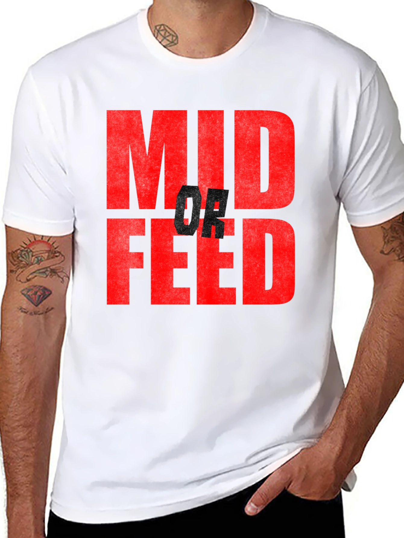 Mid or Feed Graphic Tee - Gamer T-Shirt