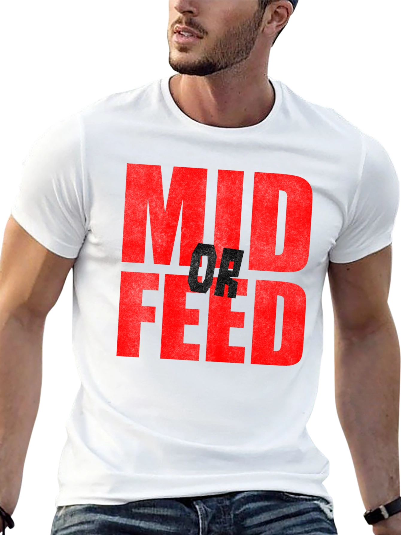 Mid or Feed Graphic Tee - Gamer T-Shirt