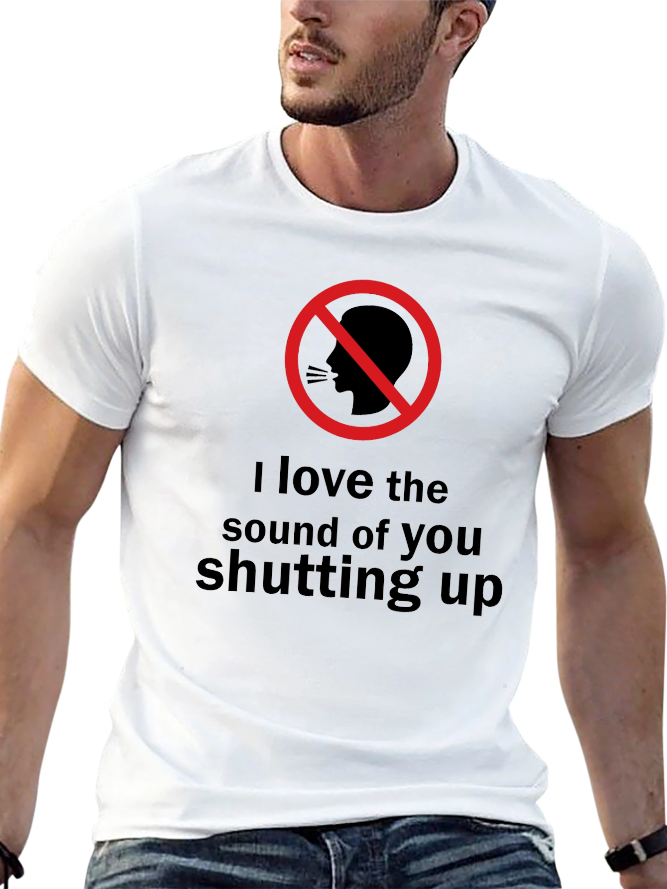 Shut Up T-Shirt - Graphic Novelty Tee