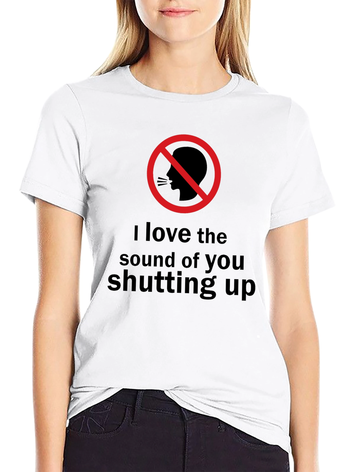 Shut Up T-Shirt - Graphic Novelty Tee