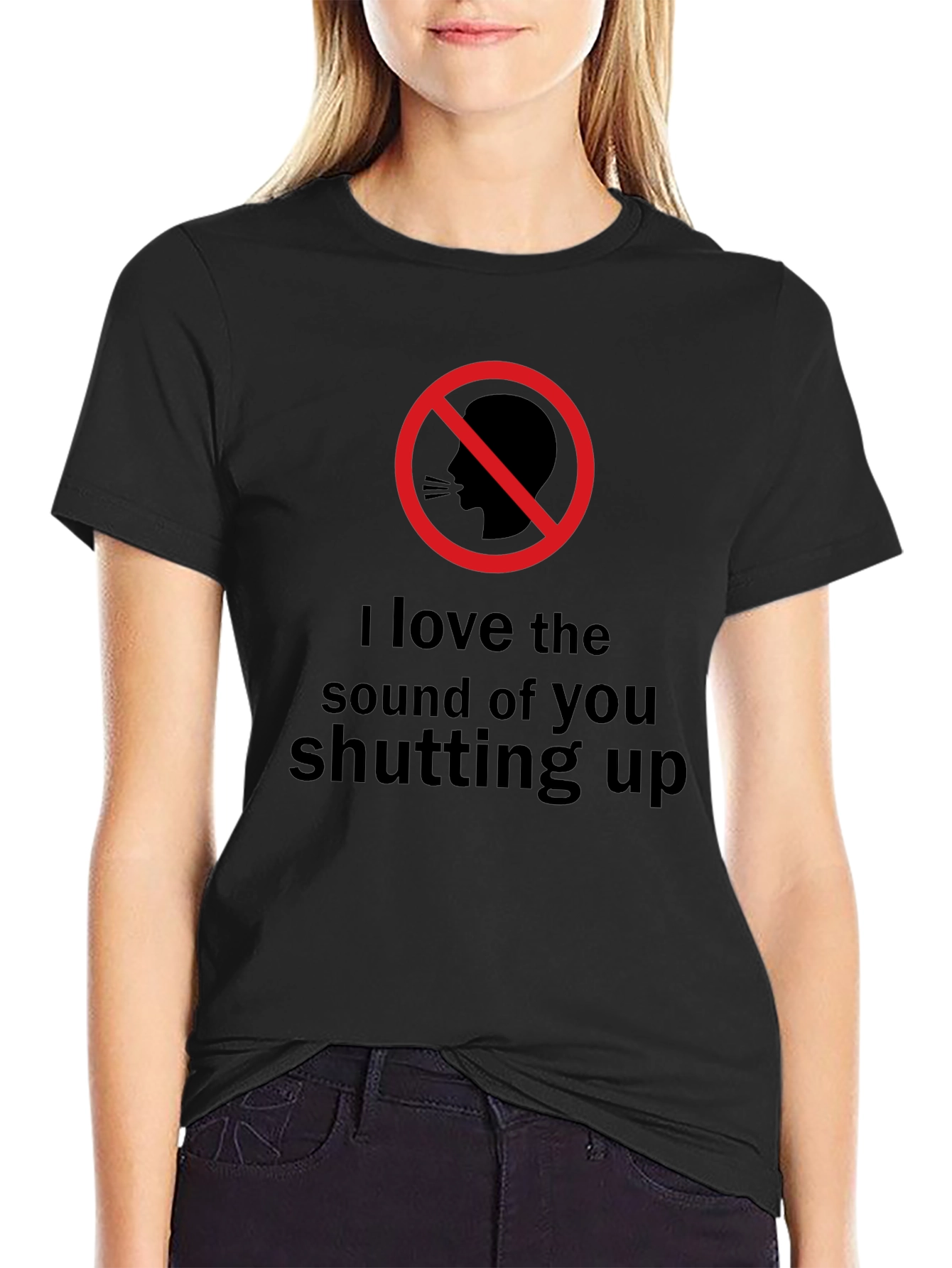 Shut Up T-Shirt - Graphic Novelty Tee