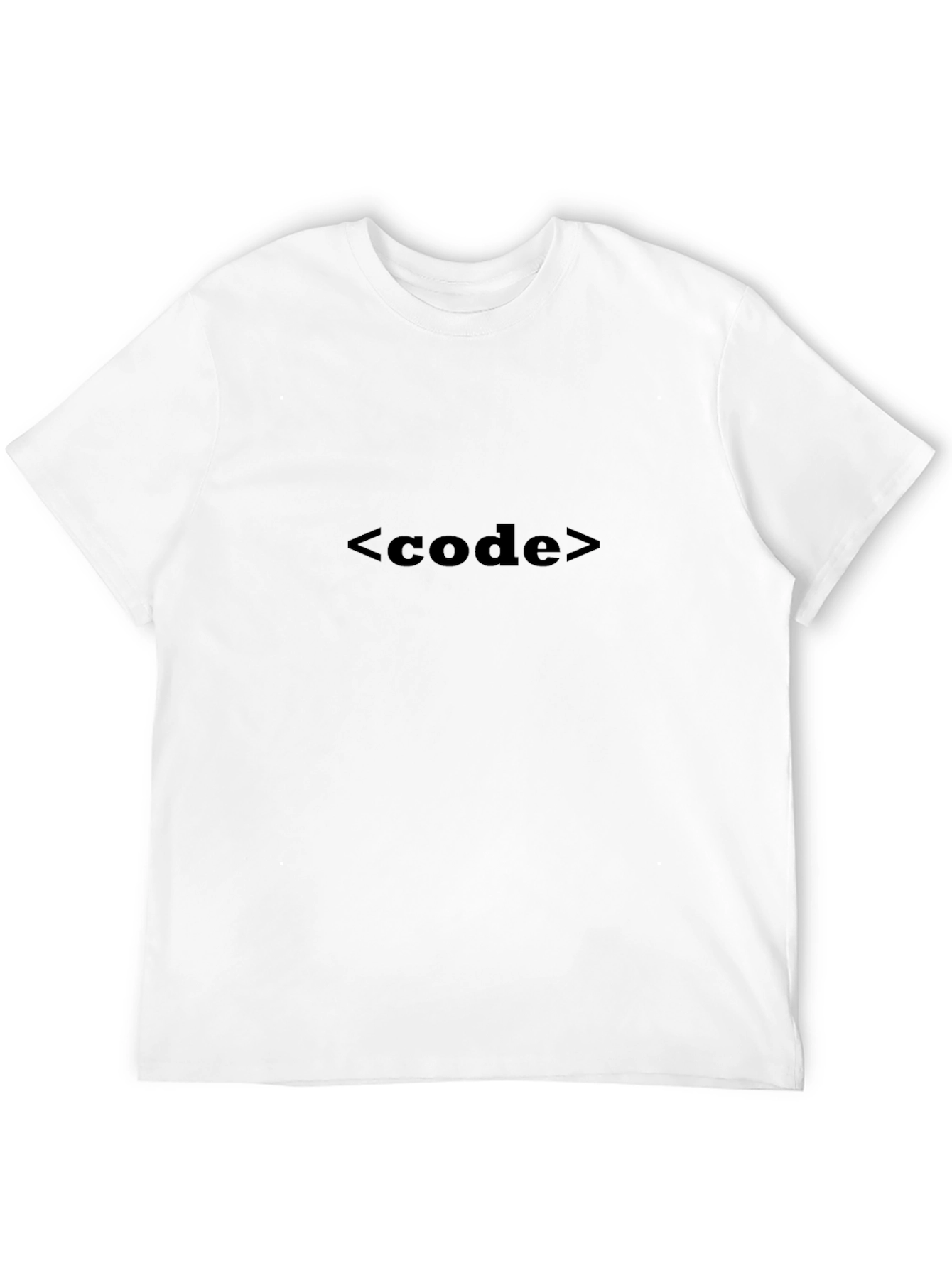 Mens Black Code T-Shirt - Programmer Apparel