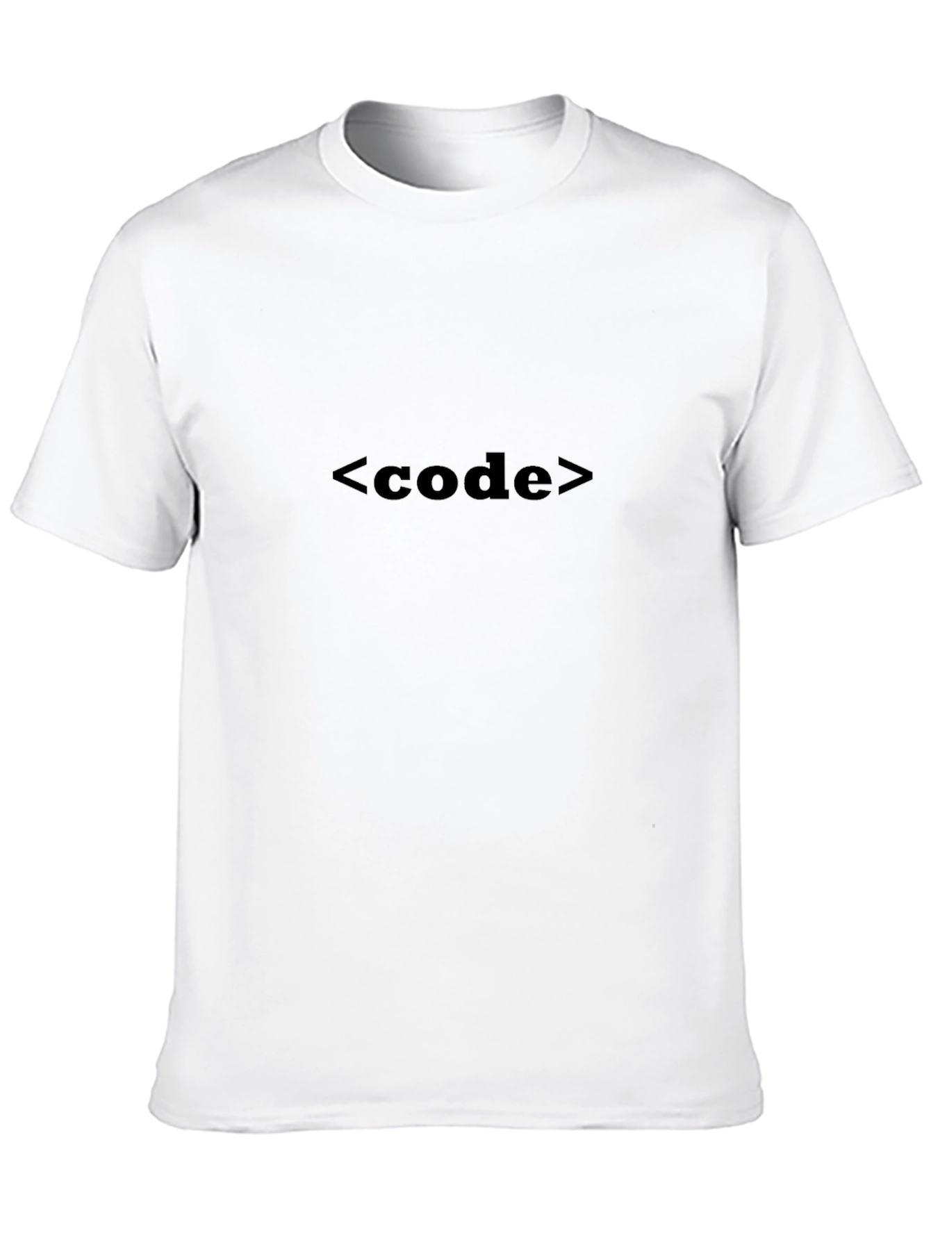 Mens Black Code T-Shirt - Programmer Apparel