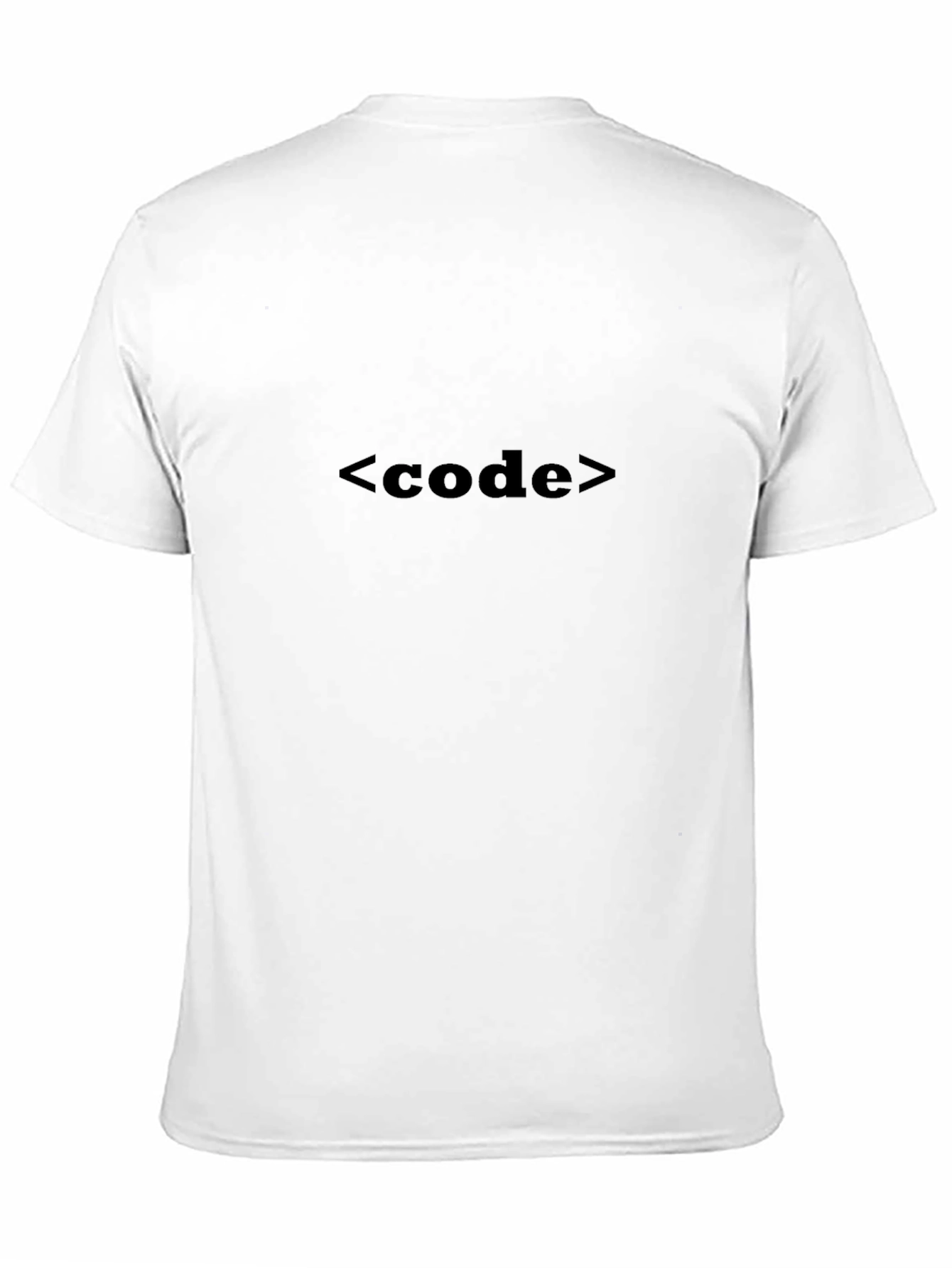 Mens Black Code T-Shirt - Programmer Apparel