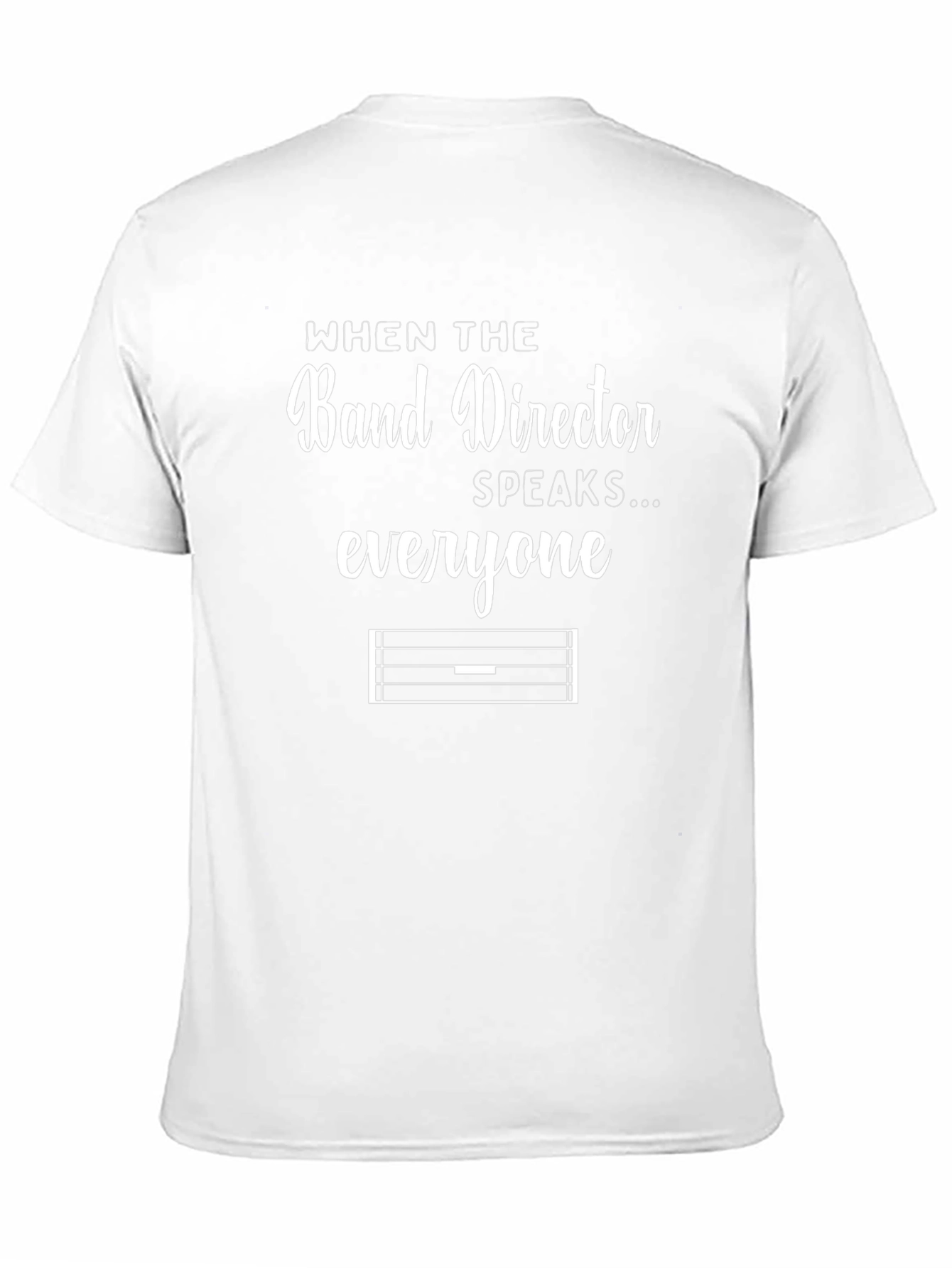 Band Director Speaks T-Shirt - Music Teacher Gift