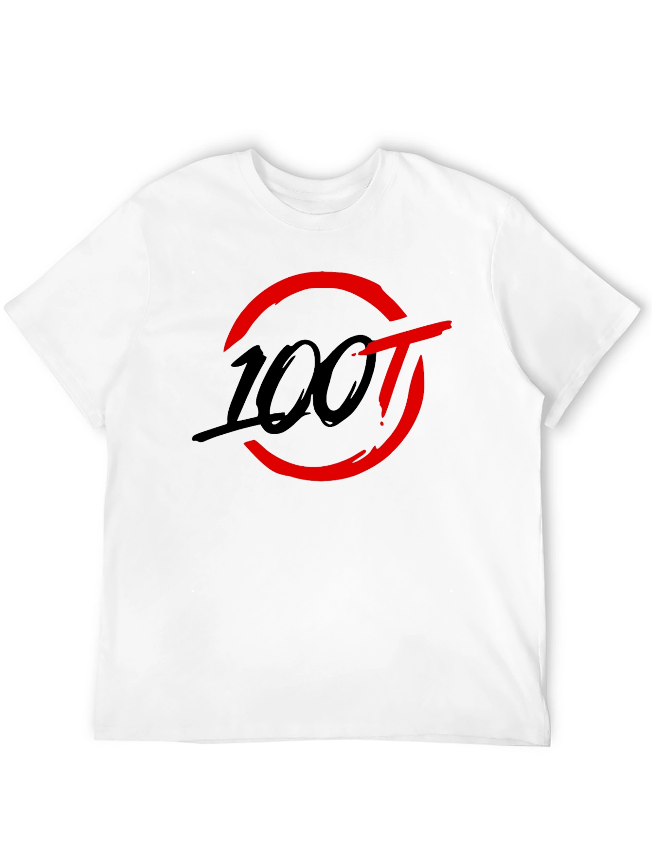 100 Thieves Graphic T-Shirt - Black Cotton Tee