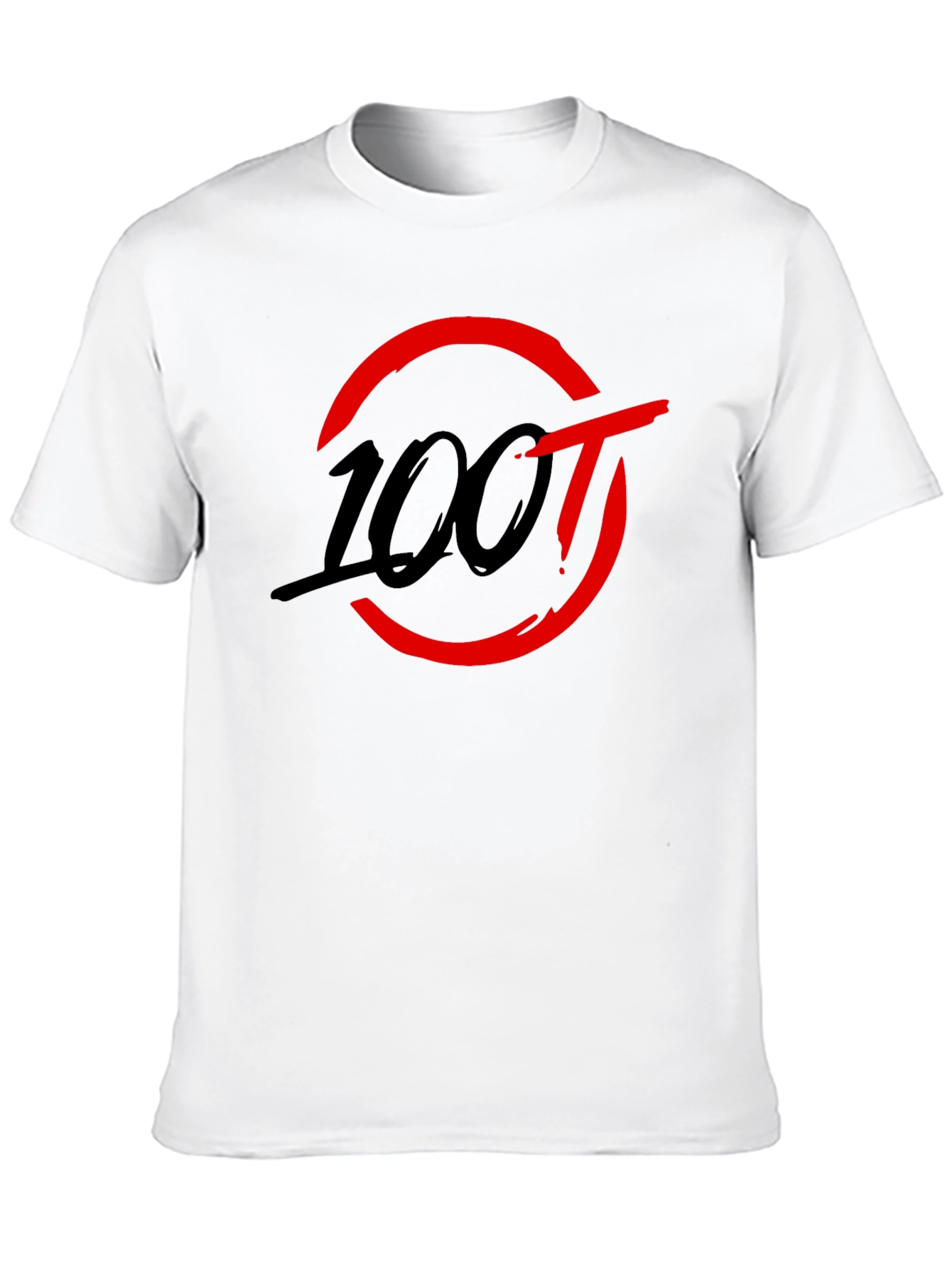 100 Thieves Graphic T-Shirt - Black Cotton Tee