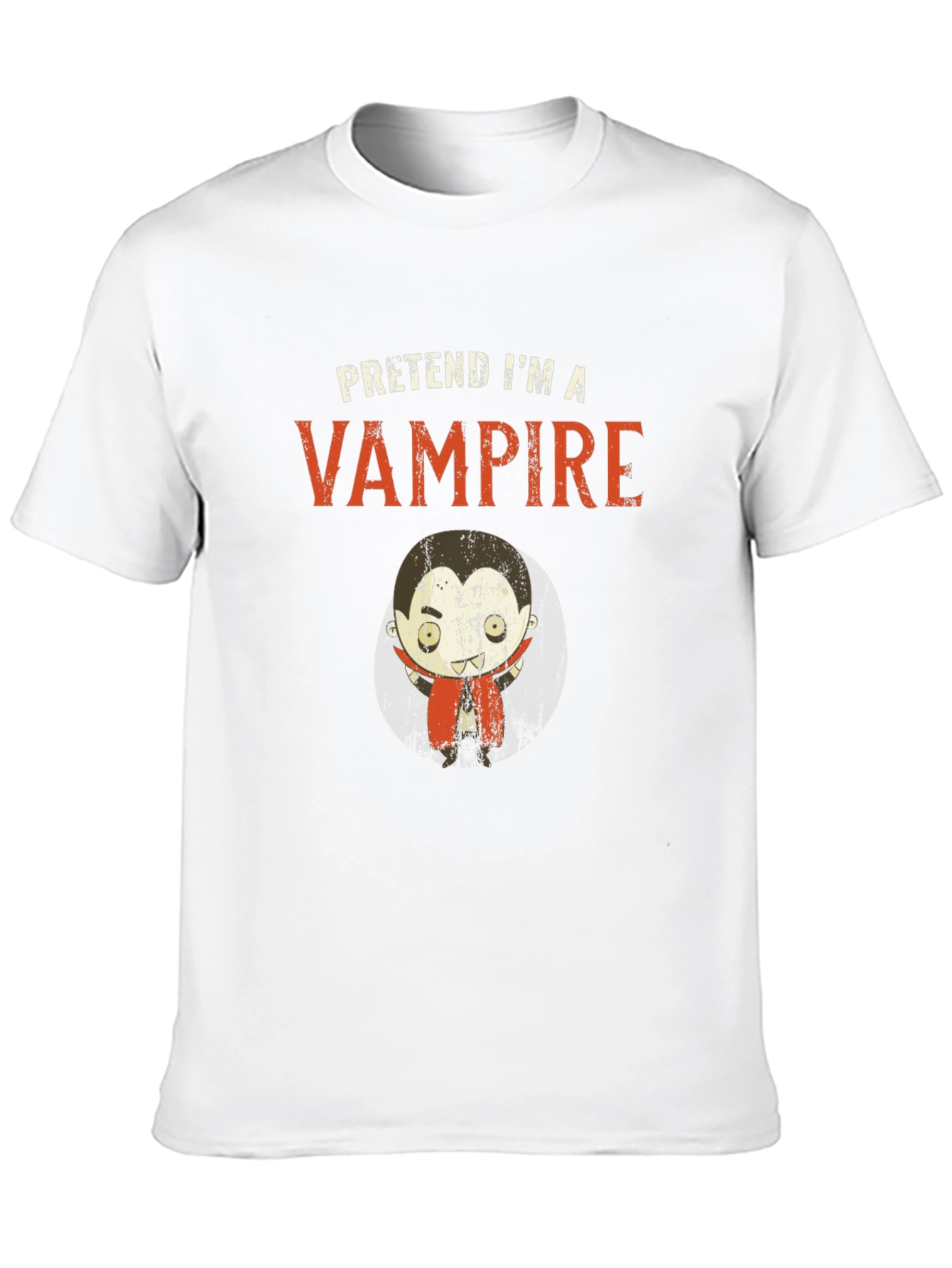 Pretend Im A Vampire Funny Halloween T-Shirt
