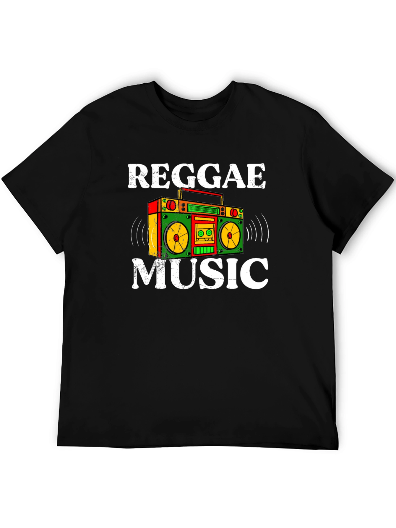 Reggae Music Boombox Graphic Tee