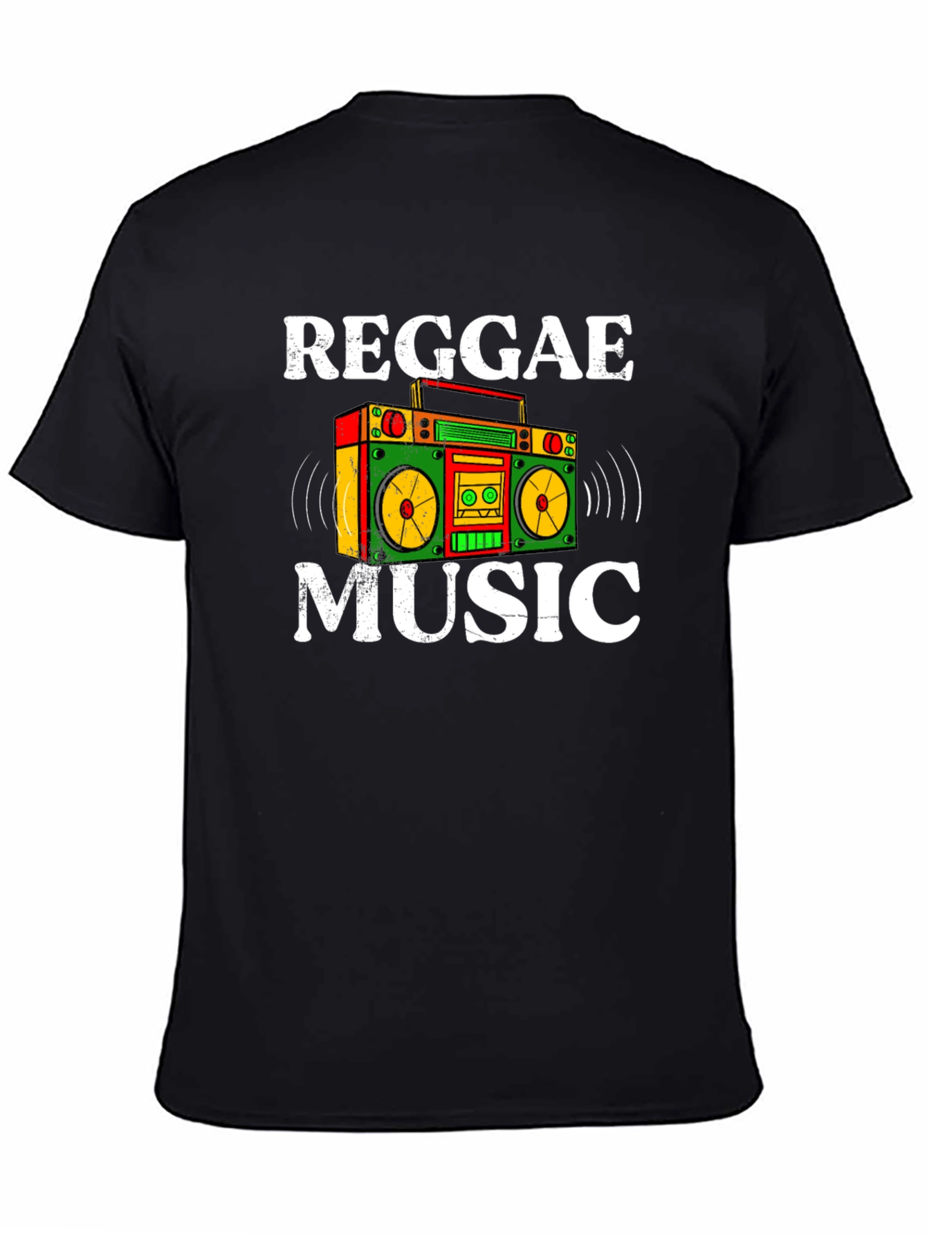 Reggae Music Boombox Graphic Tee