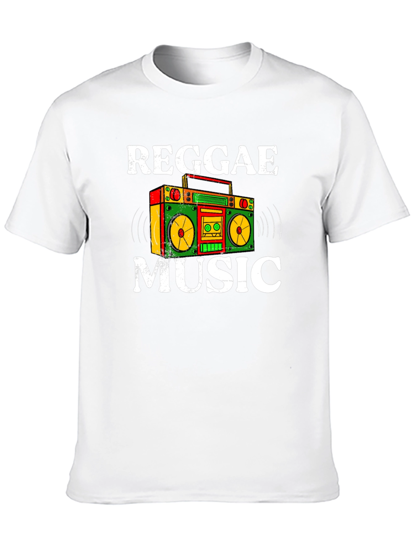 Reggae Music Boombox Graphic Tee