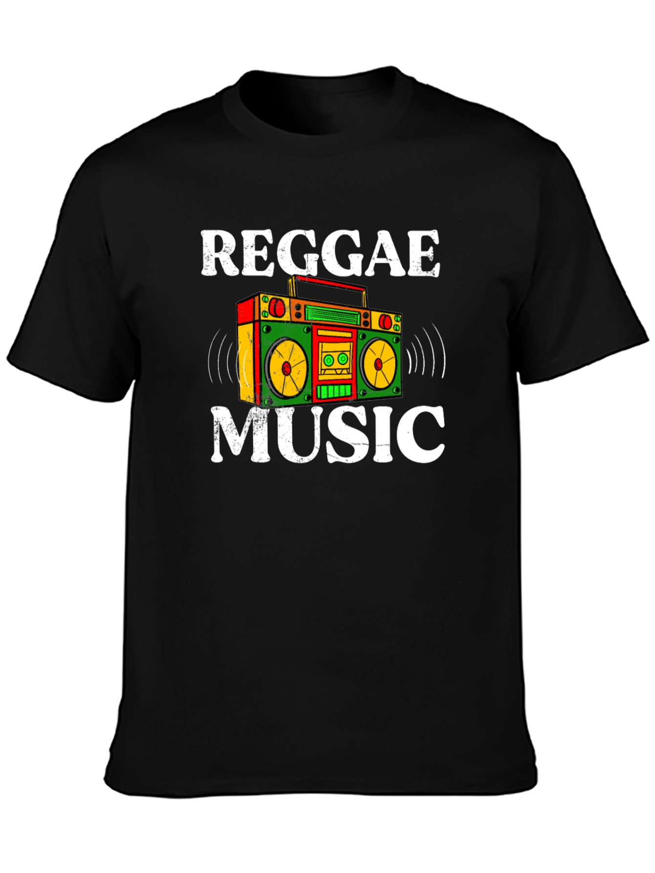 Reggae Music Boombox Graphic Tee