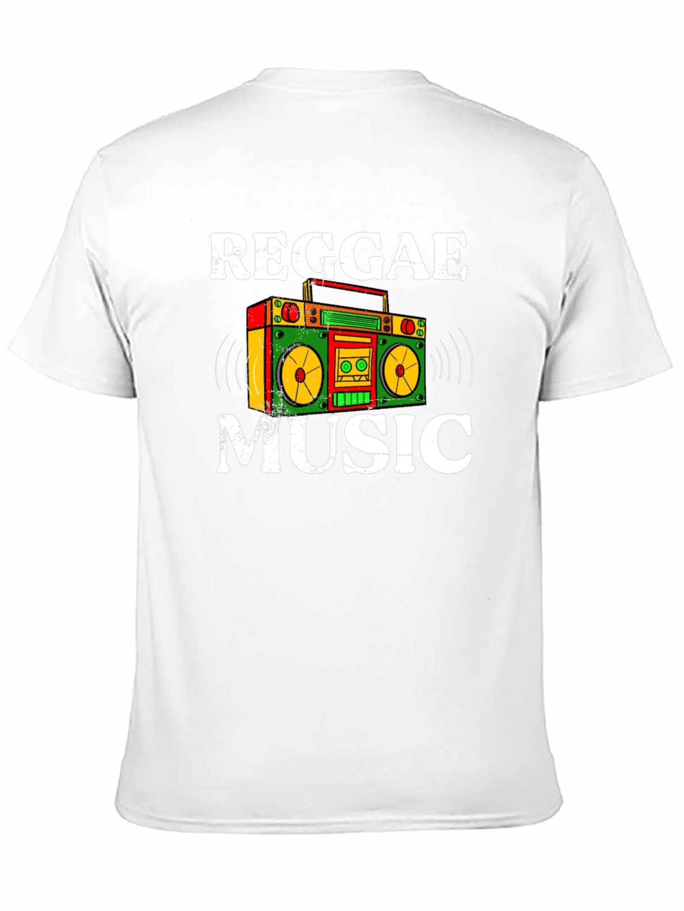 Reggae Music Boombox Graphic Tee