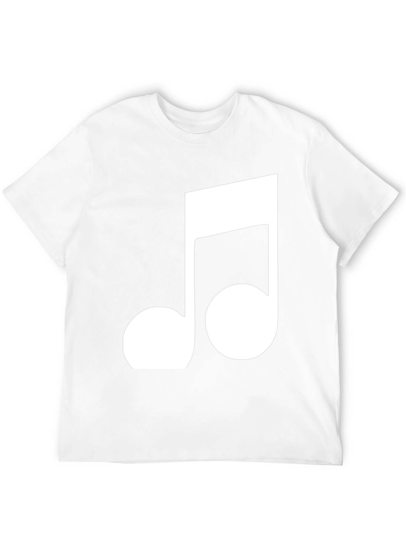 Musical Note T-Shirt - Classic Black Cotton Tee