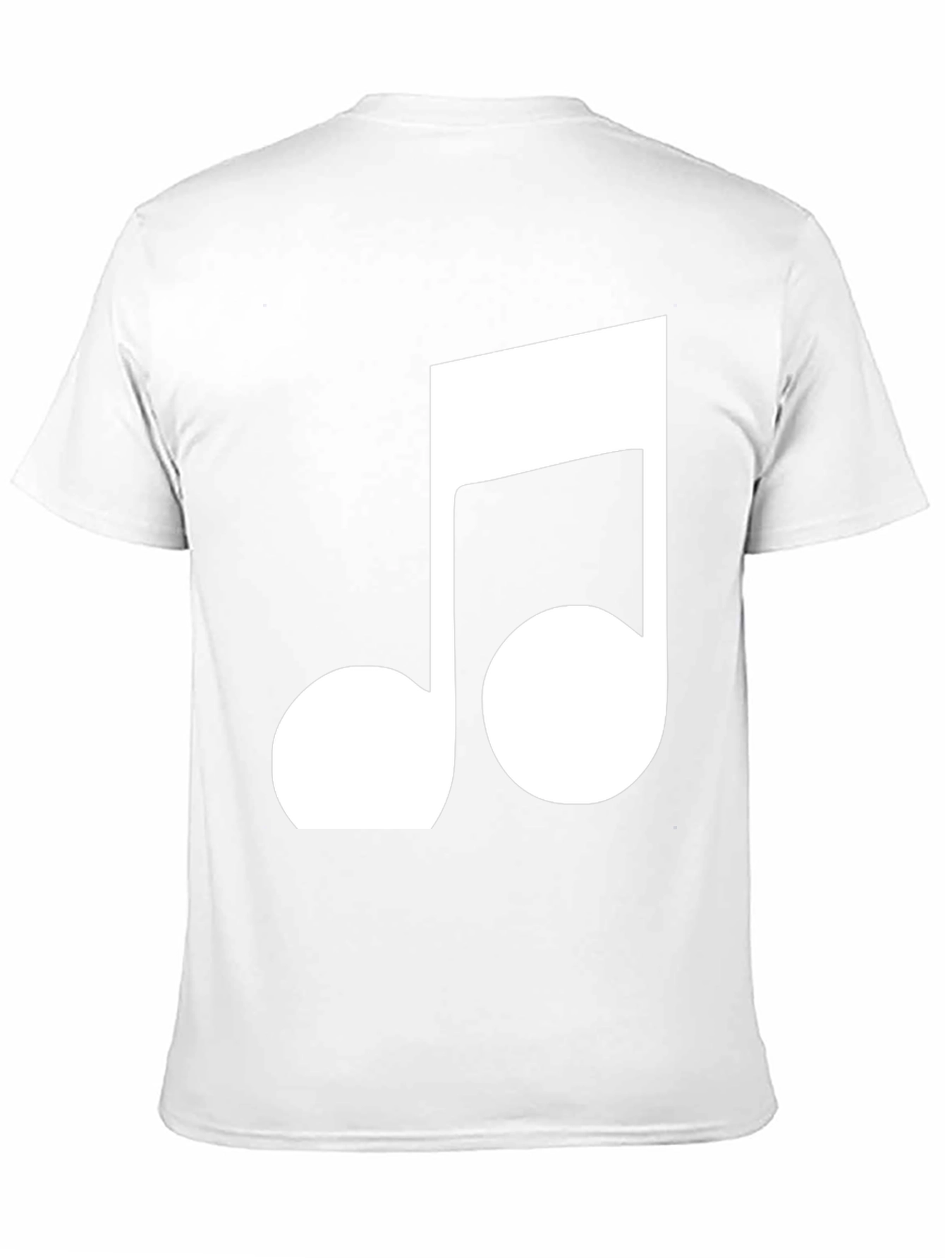 Musical Note T-Shirt - Classic Black Cotton Tee