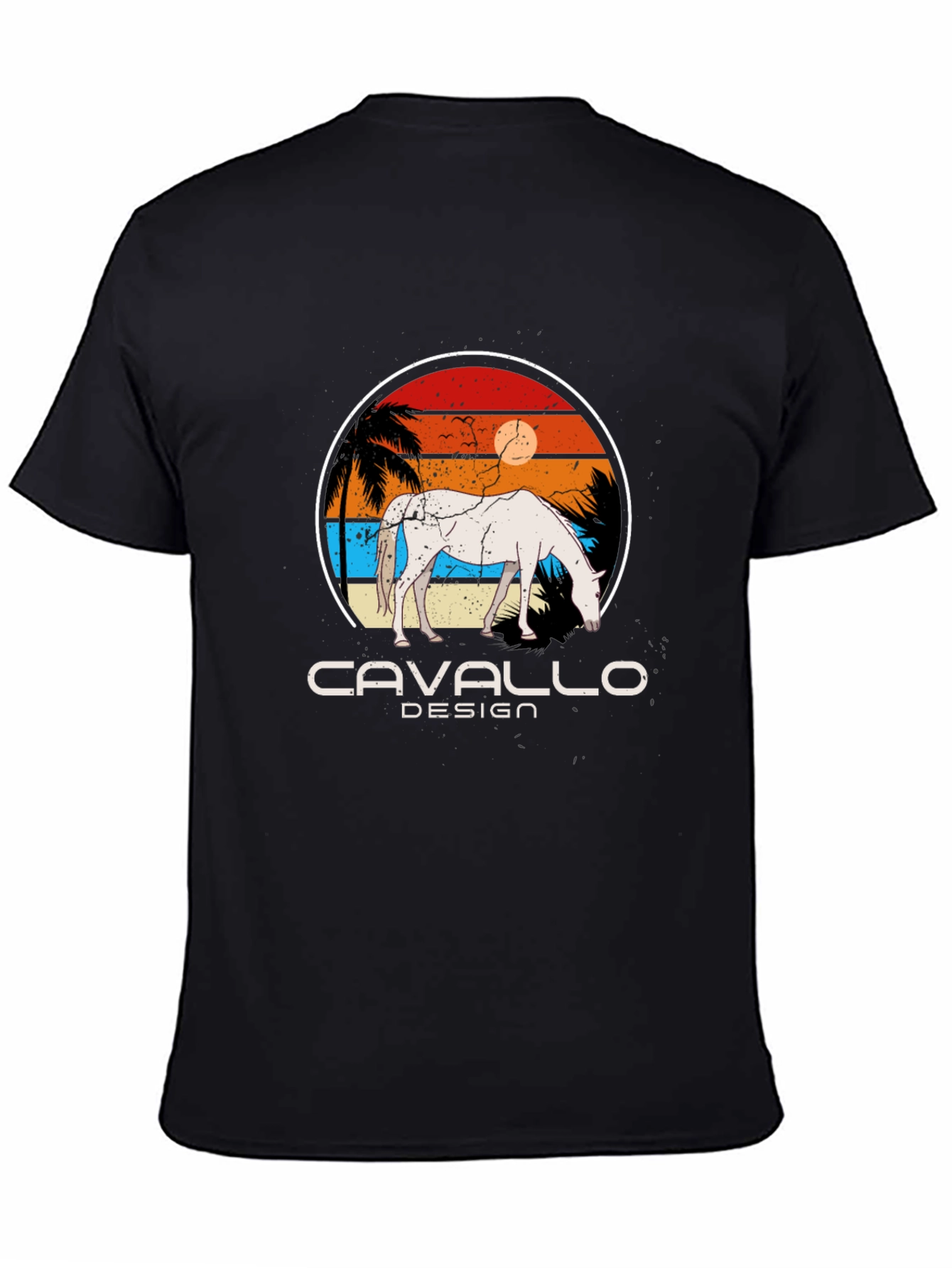 Retro Horse T-Shirt - Cavallo Design