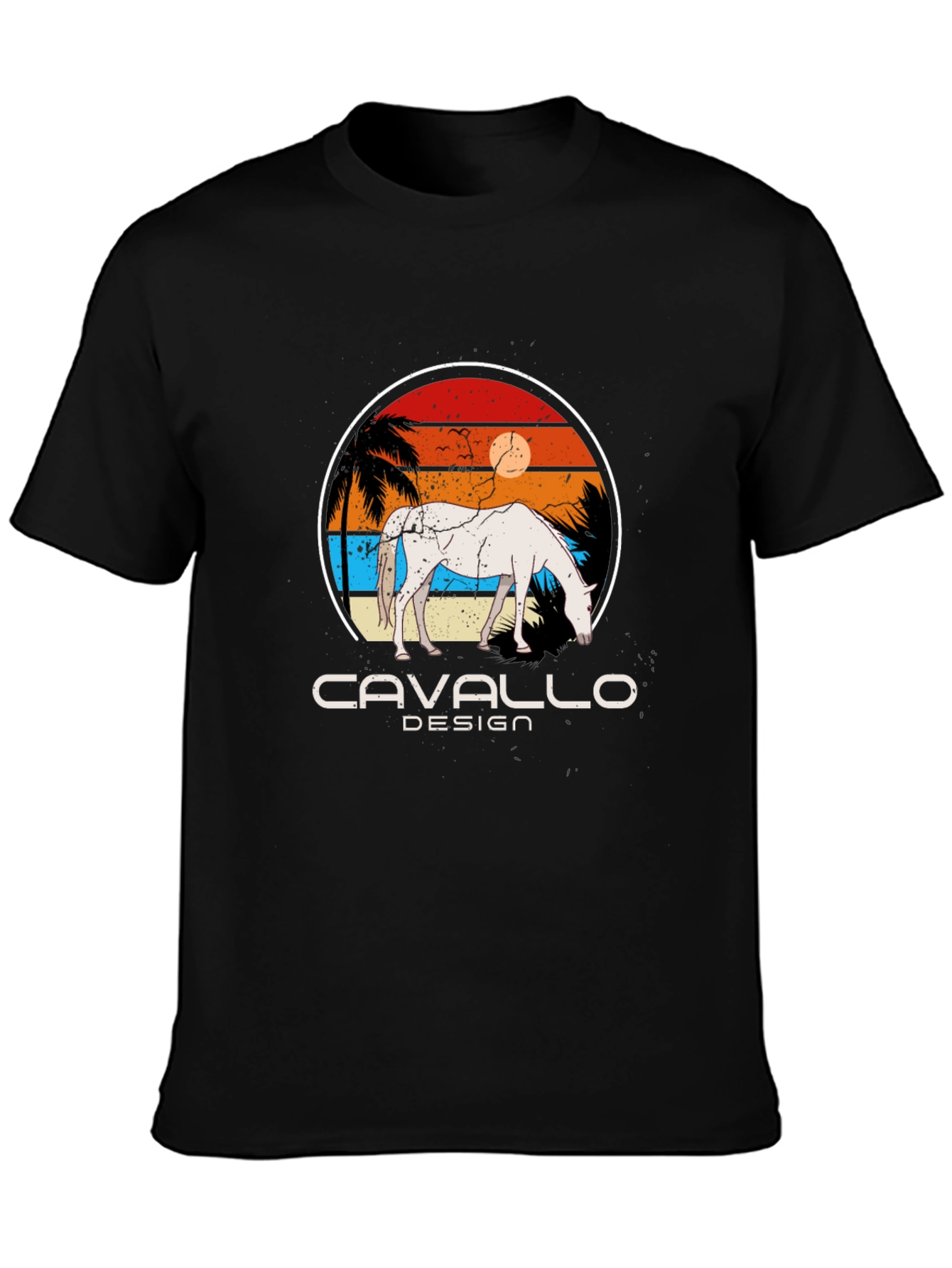 Retro Horse T-Shirt - Cavallo Design