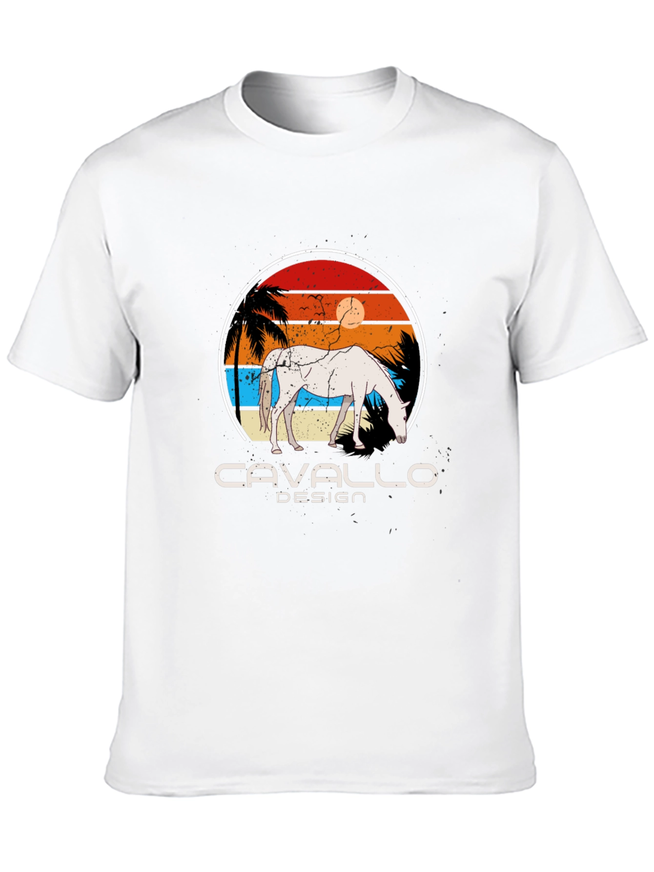 Retro Horse T-Shirt - Cavallo Design