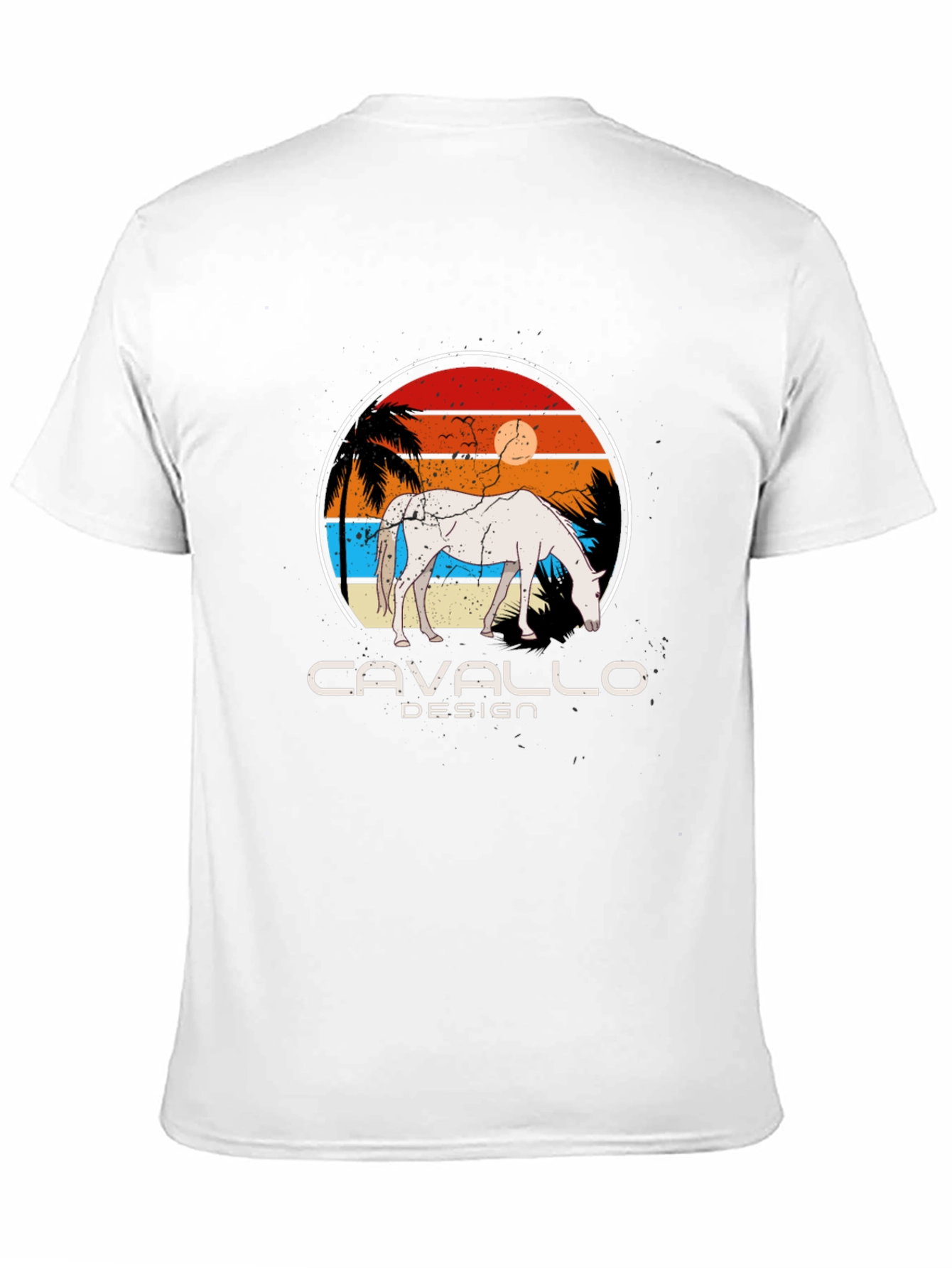 Retro Horse T-Shirt - Cavallo Design