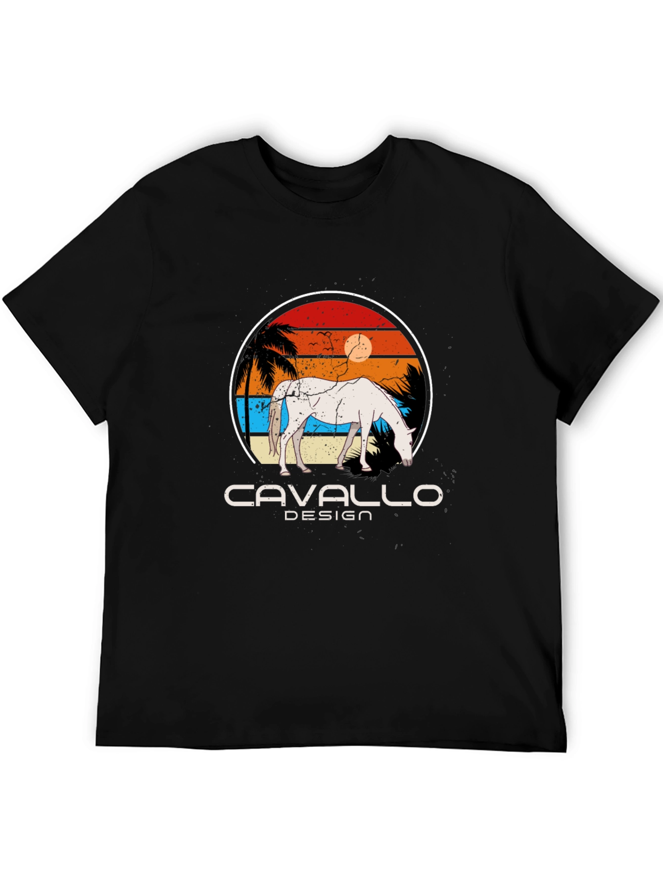 Retro Horse T-Shirt - Cavallo Design
