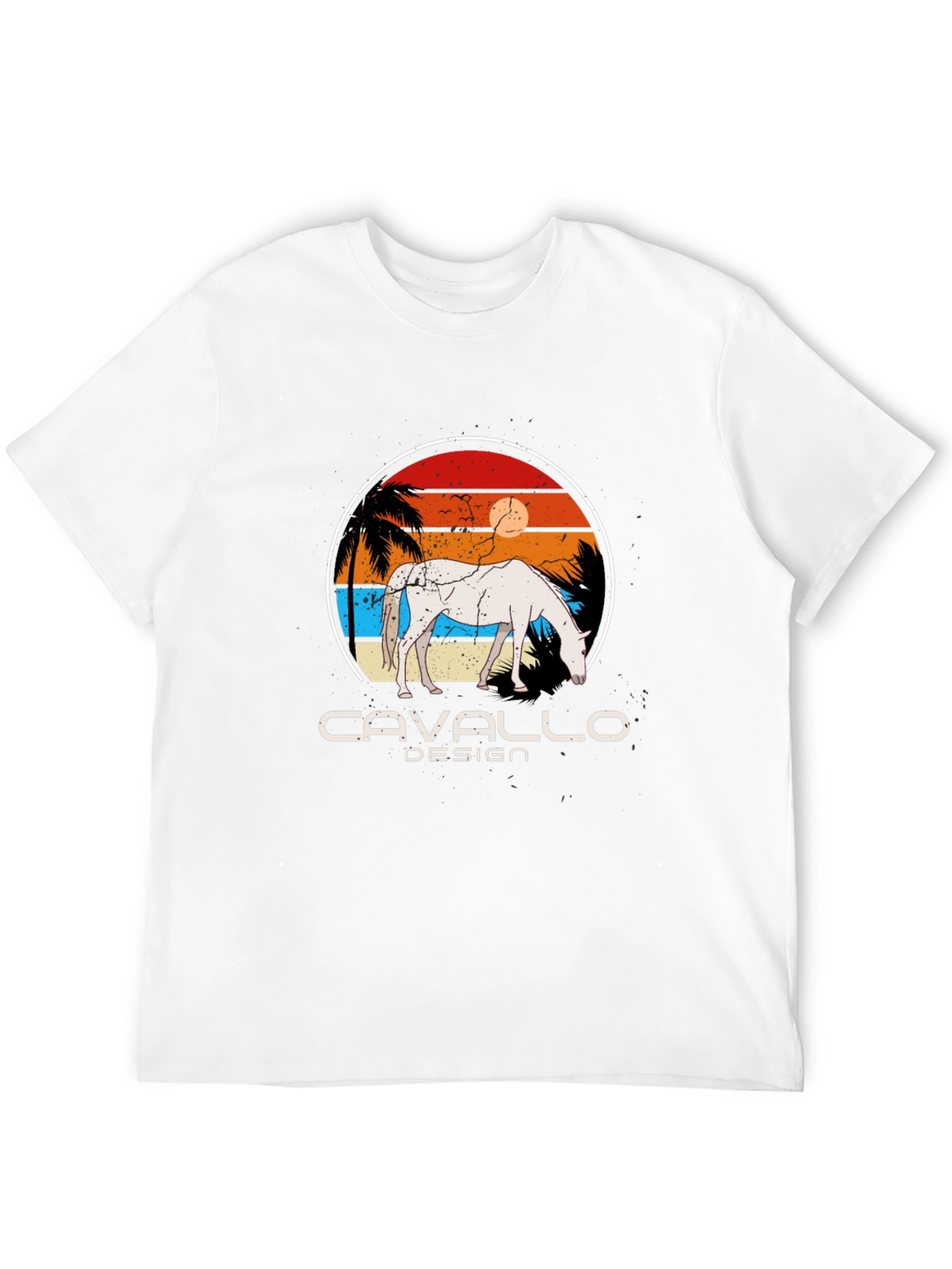 Retro Horse T-Shirt - Cavallo Design