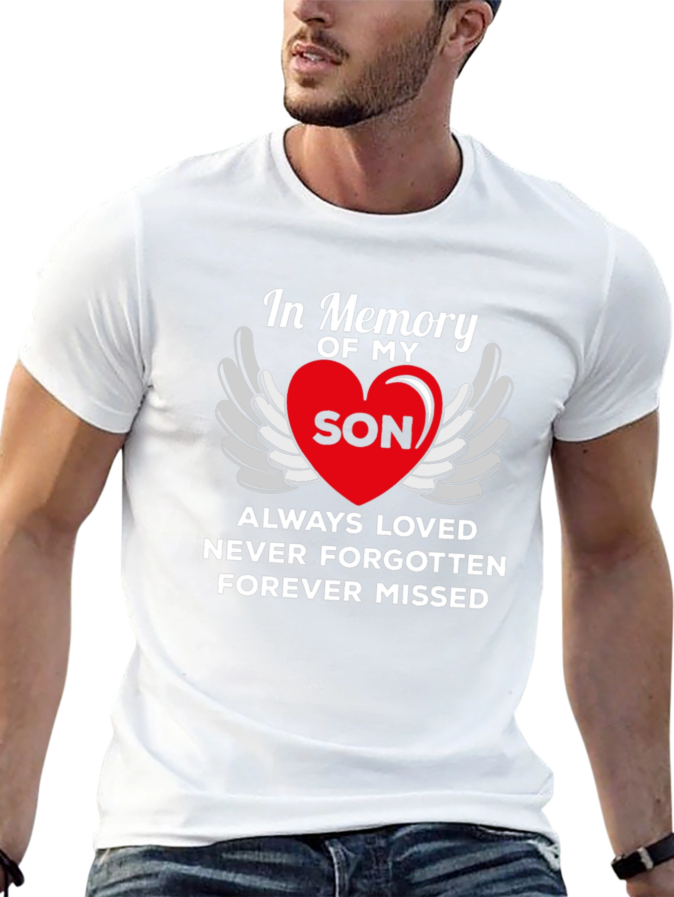In Memory Of My Son Graphic T-Shirt