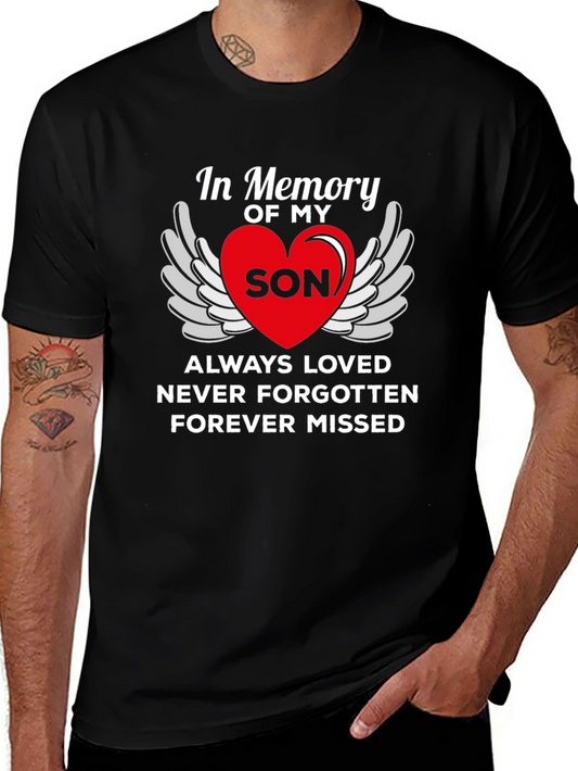 In Memory Of My Son Graphic T-Shirt