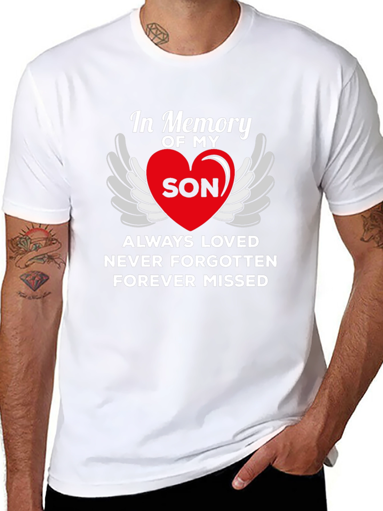 In Memory Of My Son Graphic T-Shirt