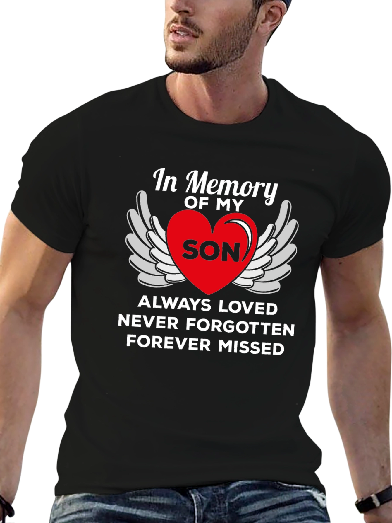 In Memory Of My Son Graphic T-Shirt
